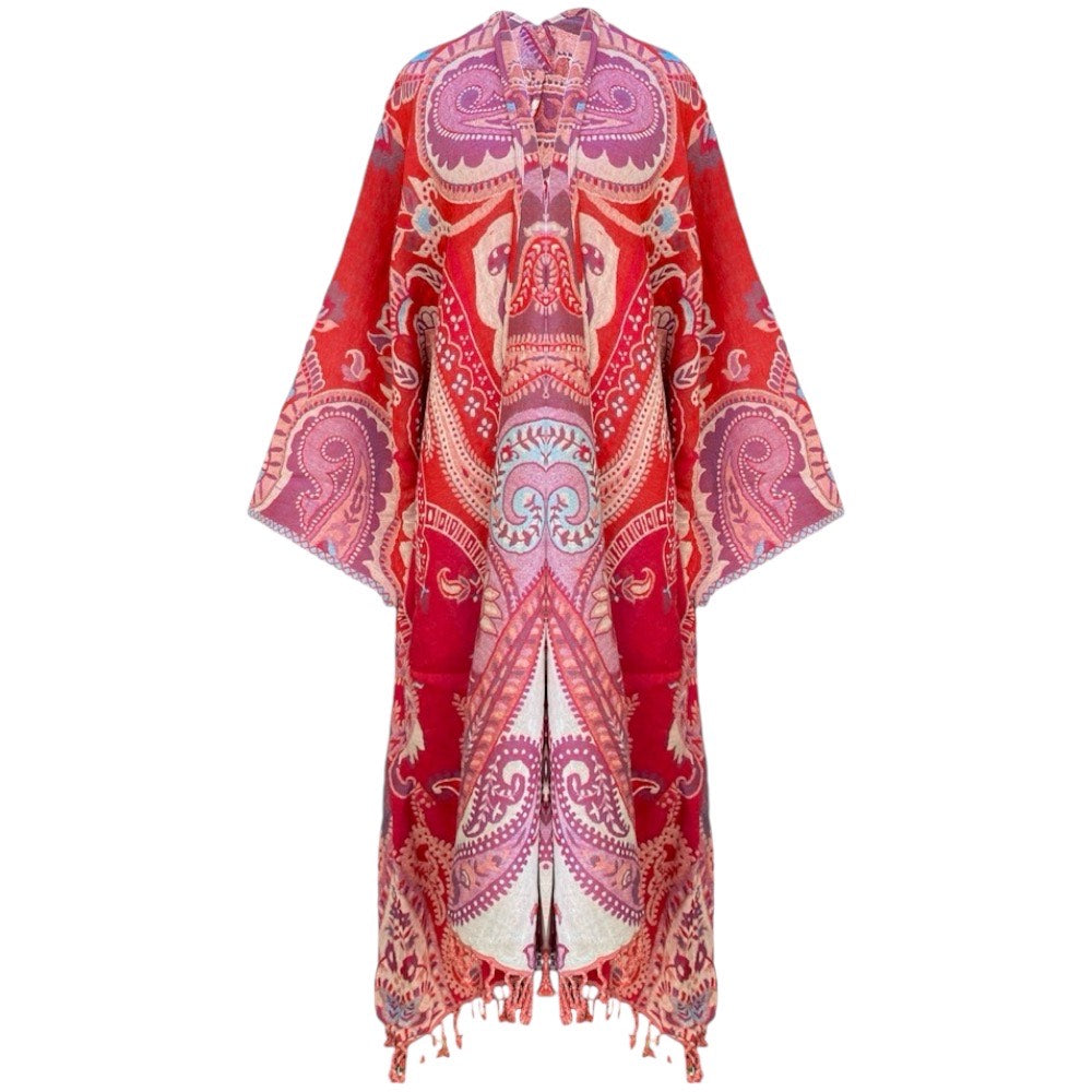 Dugadda Pink Kimono Coat ONE OF A KIND