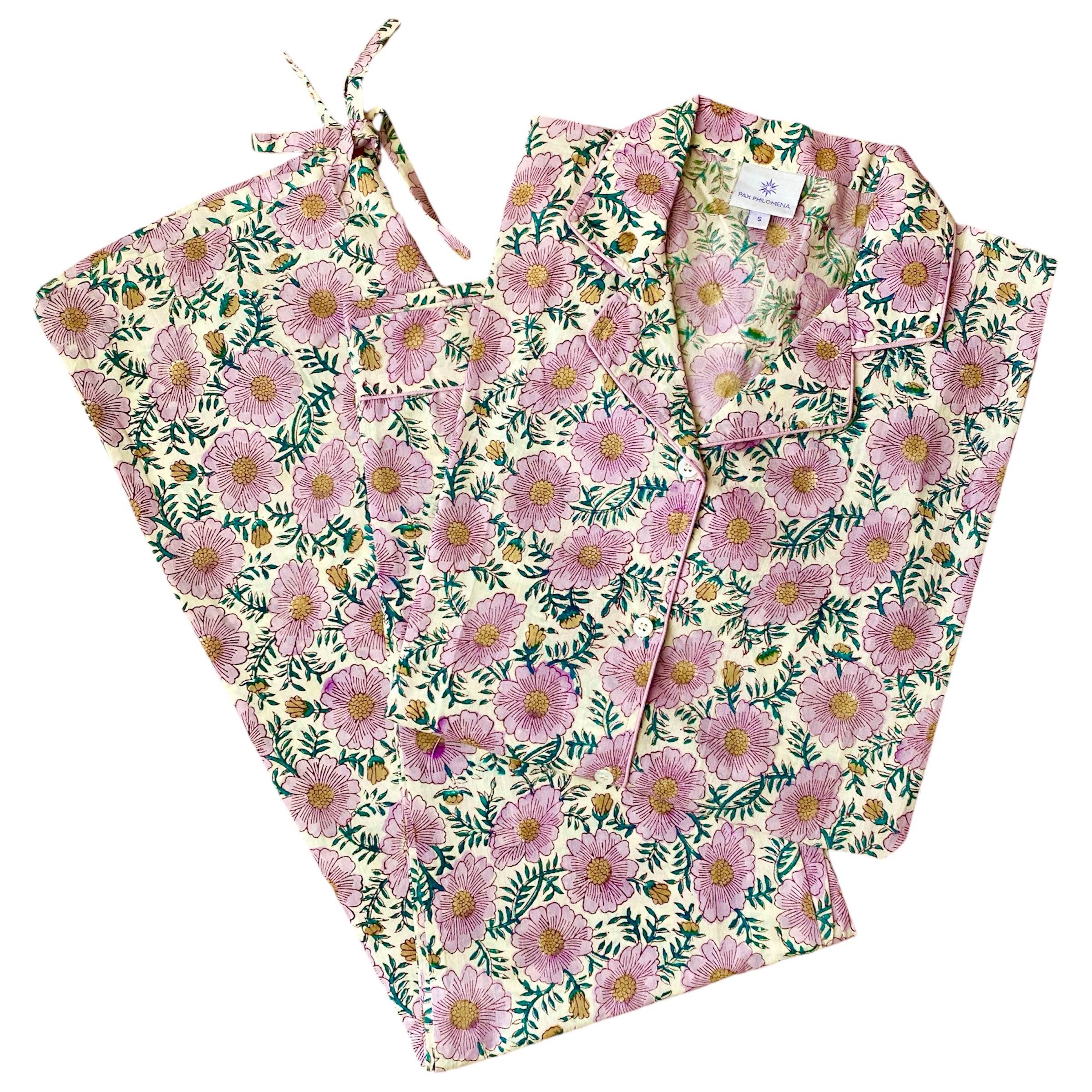 Meravigliosa Mauve Floral Long Sleeve Pajamas