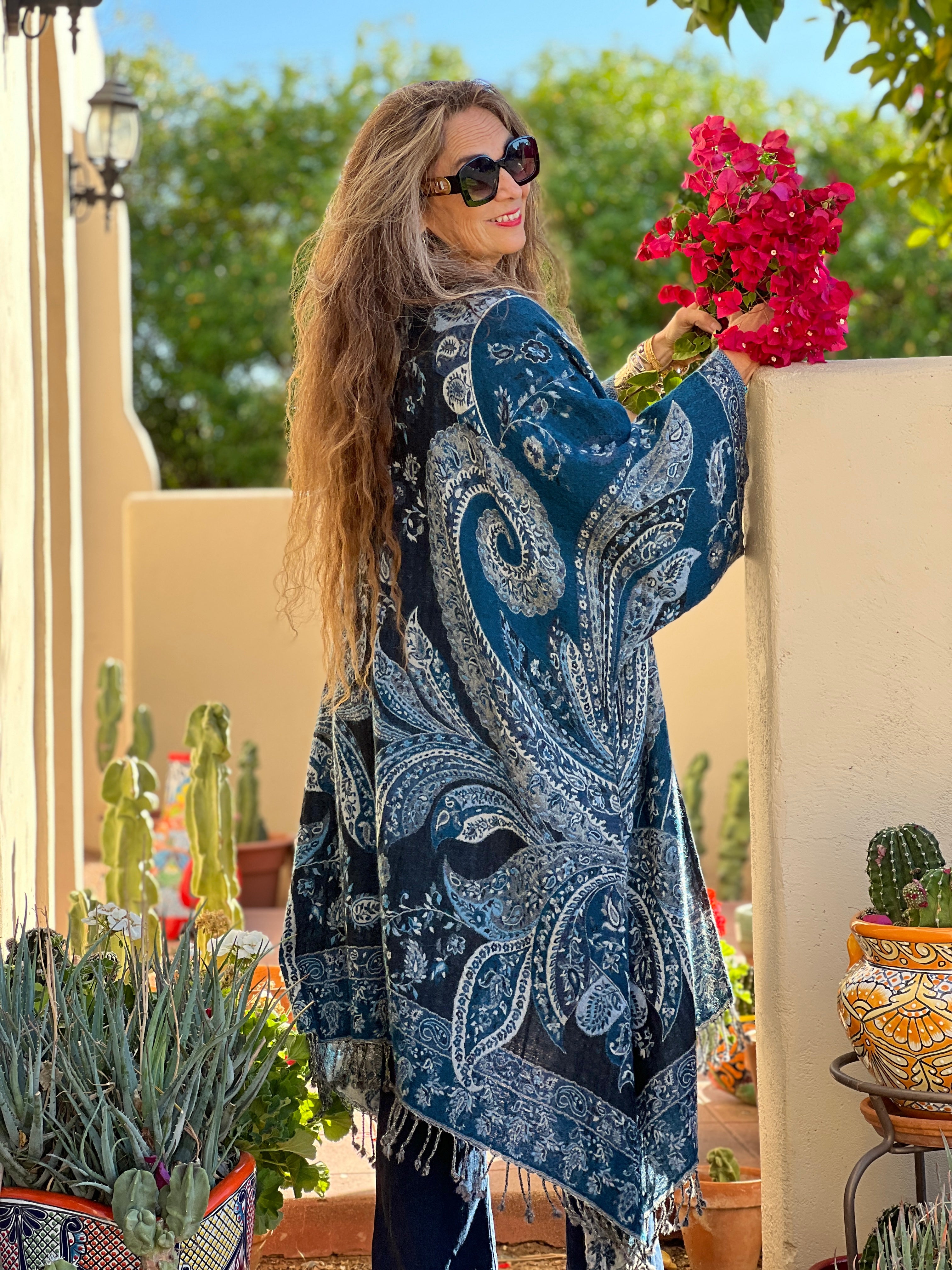 Pescara Paisley Kimono Coat Store Credit Only