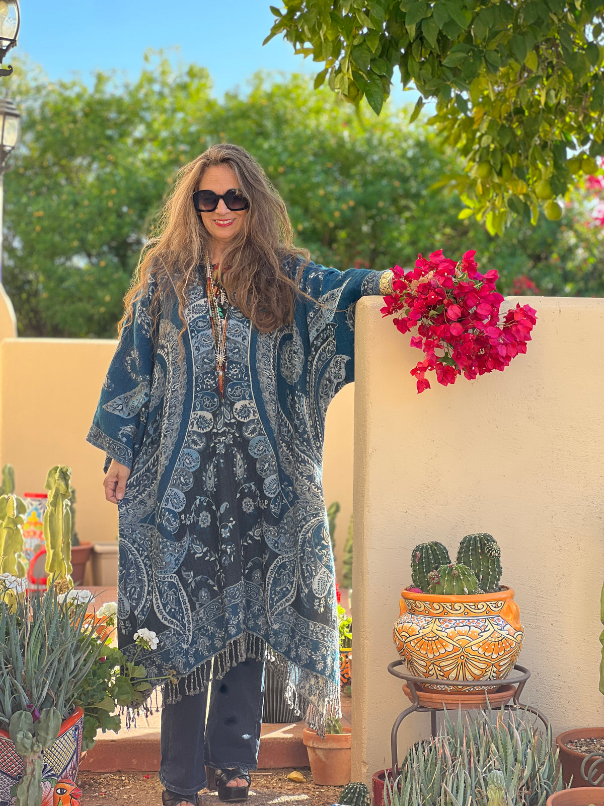 Pescara Paisley Boiled Wool Belted Coat