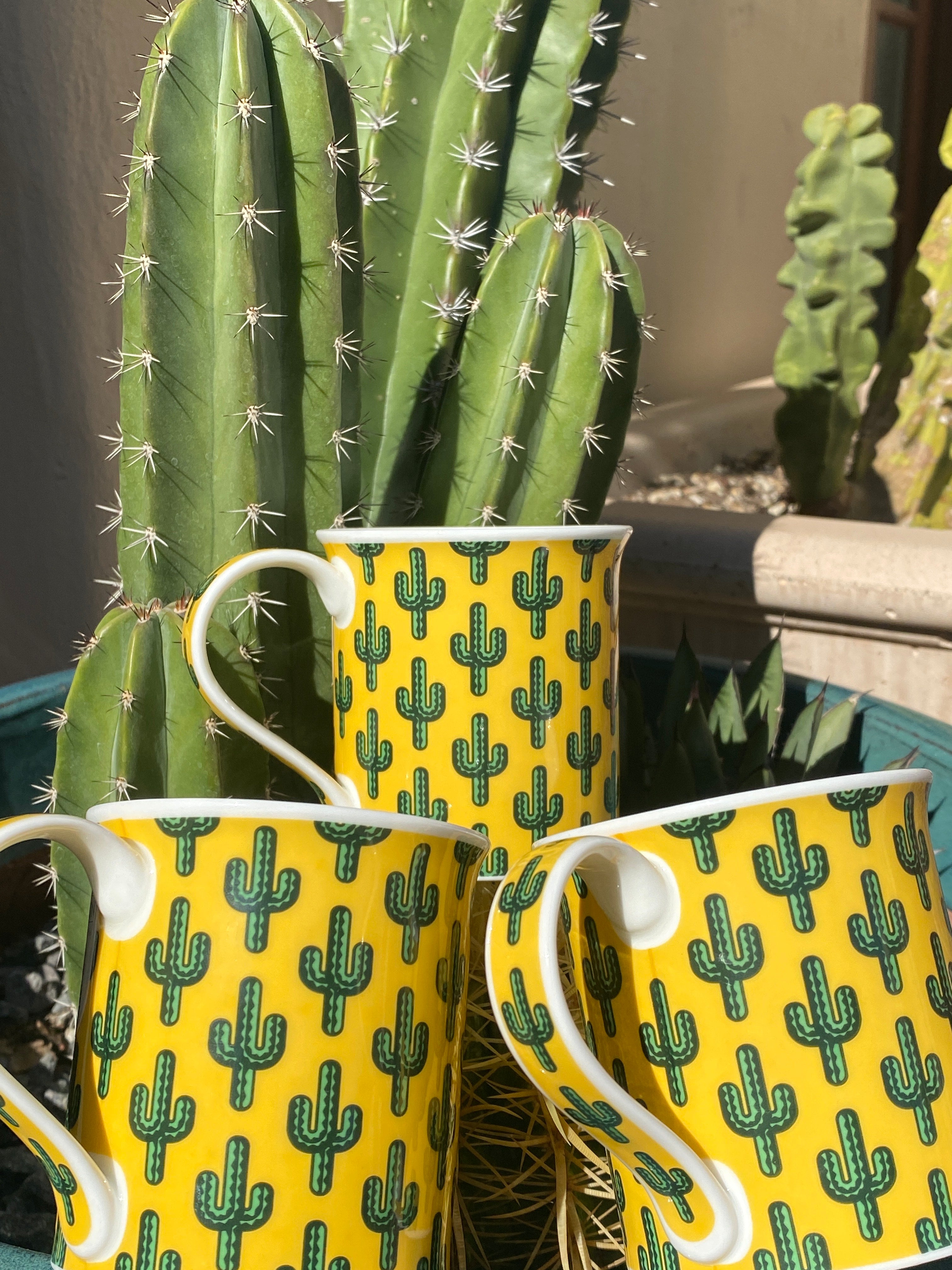 Saguaro Cactus Fine Bone China Mug