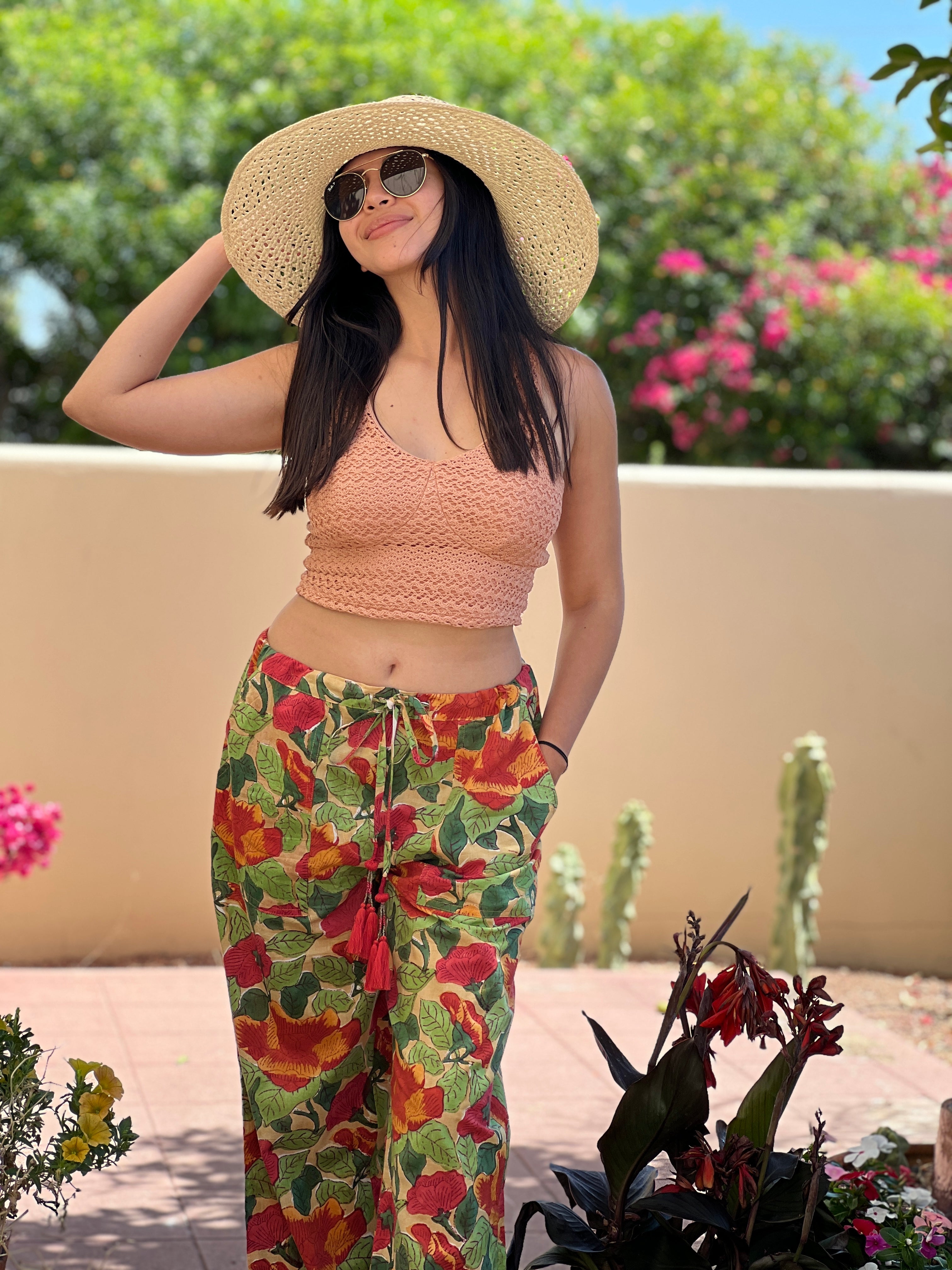 Frida Floral Cotton Lounge Pant