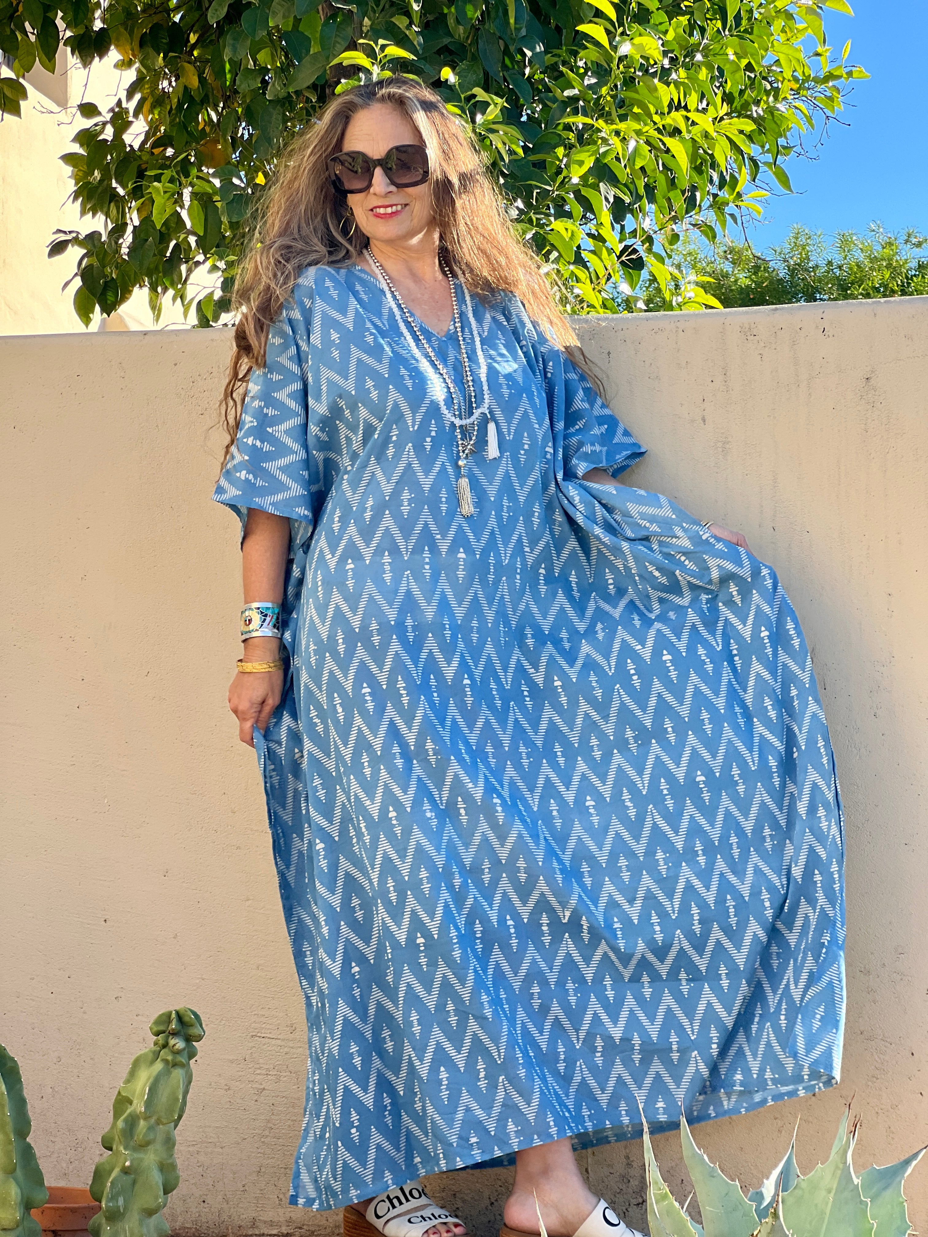 Breton Blue Pax Relax Kaftan