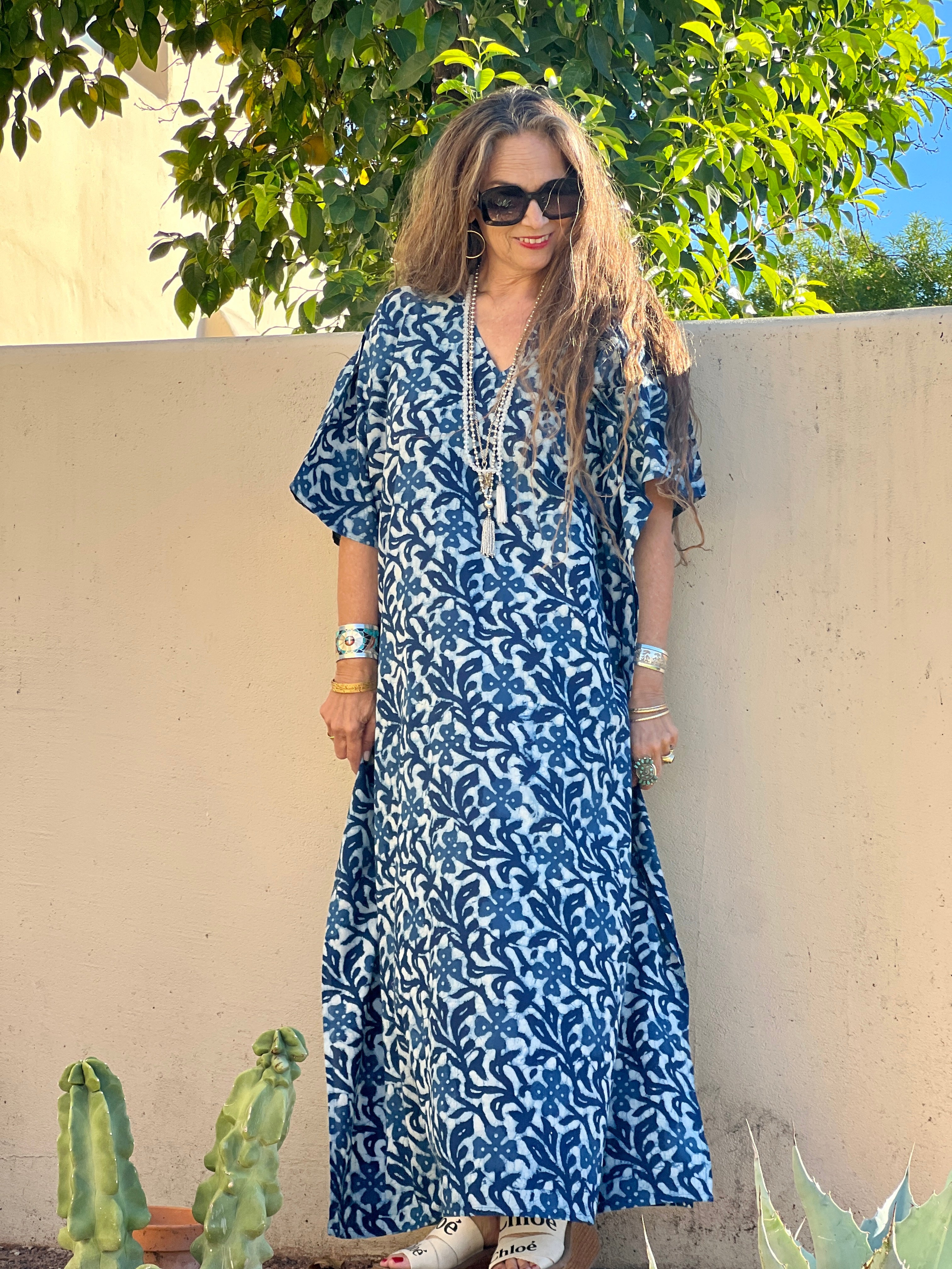 Isadora Pax Relax Indigo Kaftan