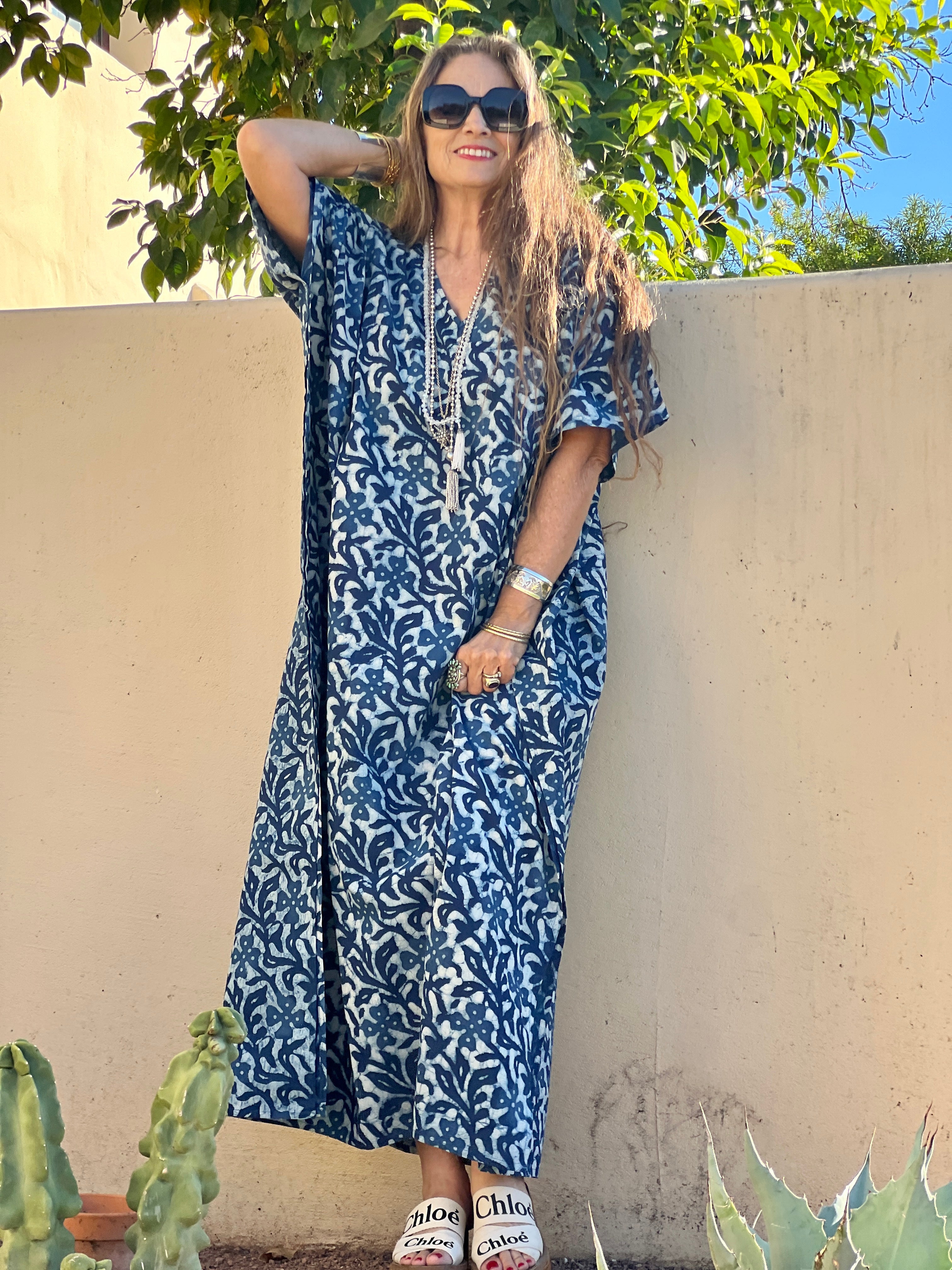 Isadora Pax Relax Indigo Kaftan