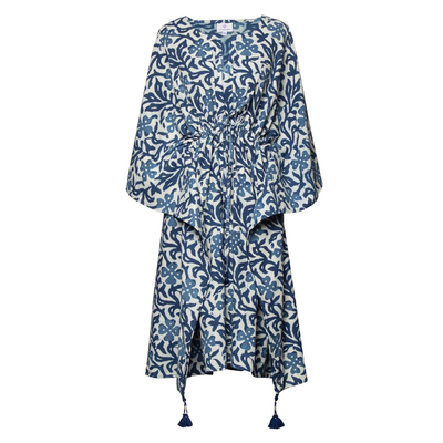 Isadora Midi Cotton Kaftan Dress EXCHANGE OR STORE CREDIT