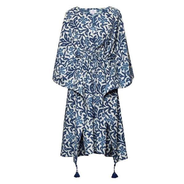 Isadora Midi Cotton Kaftan Dress