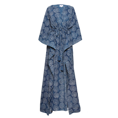 Karma Indigo Maxi Kaftan Dress