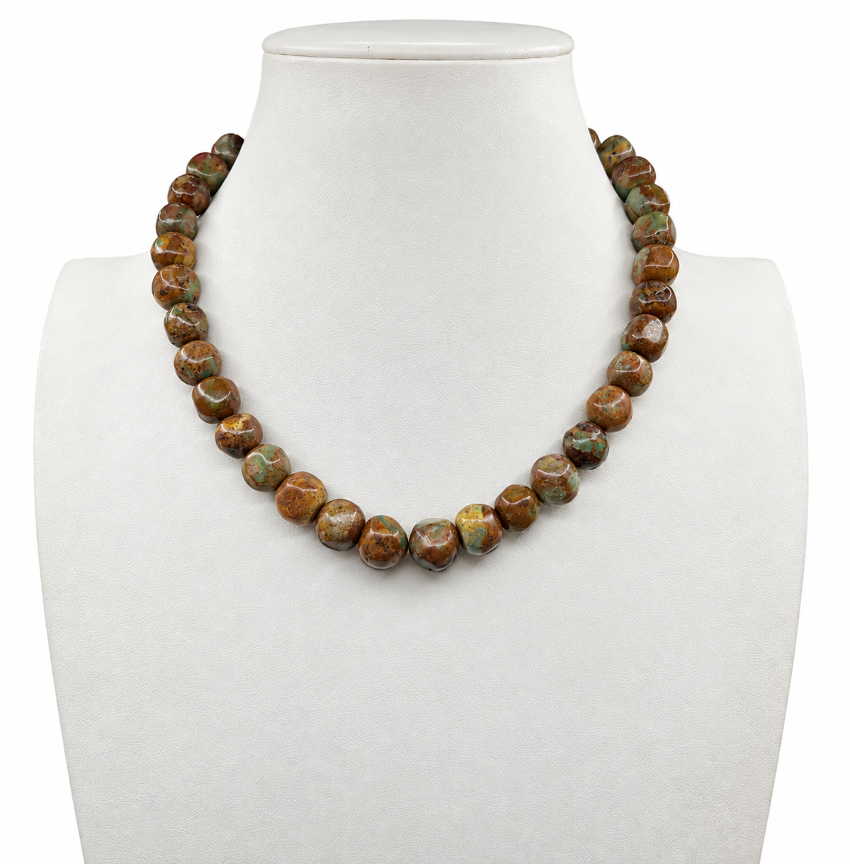 Super Rare King Manassa Turquoise Gumball Necklace Santo Domingo