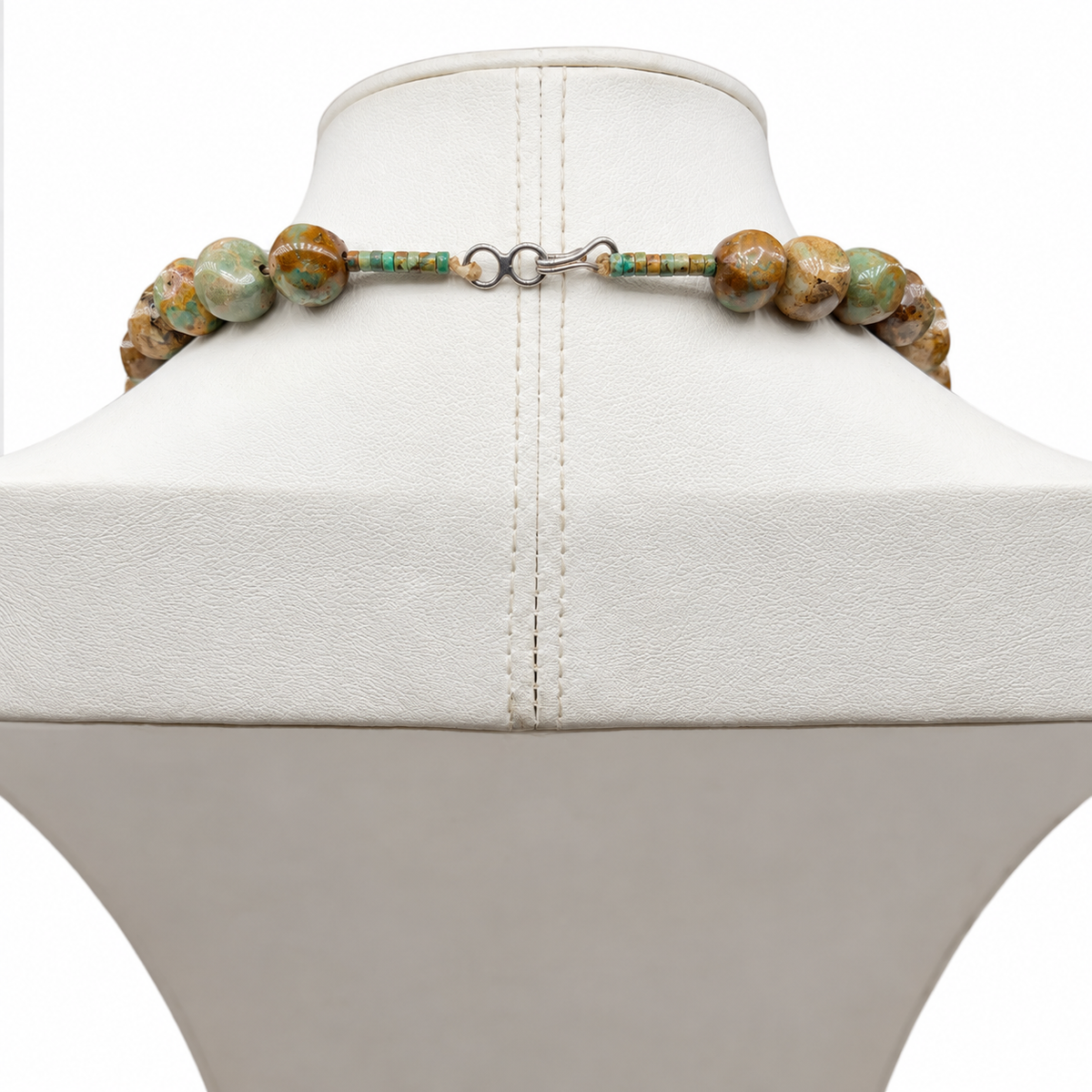Super Rare King Manassa Turquoise Gumball Necklace Santo Domingo