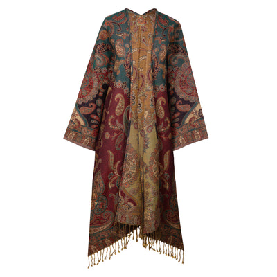 Kolkata Paisley Kimono Coat