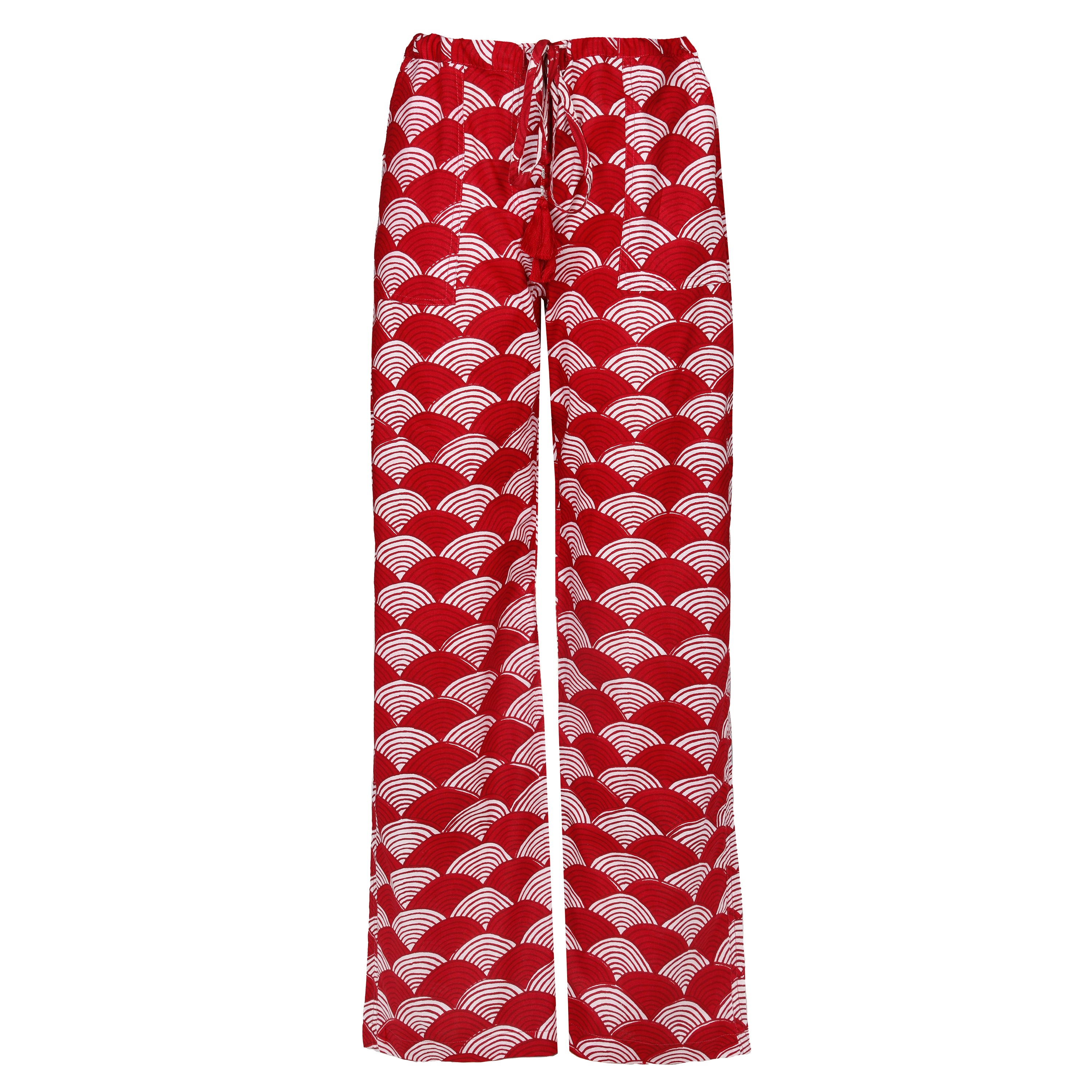 Red lounge online pants