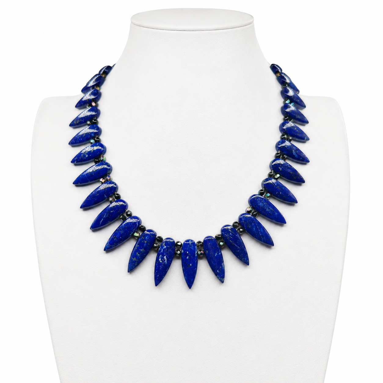 Lapis Tear Drop Necklace Santo Domingo