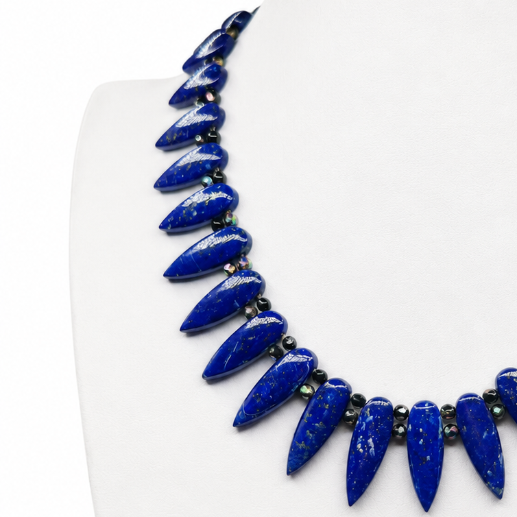 Lapis Tear Drop Necklace Santo Domingo