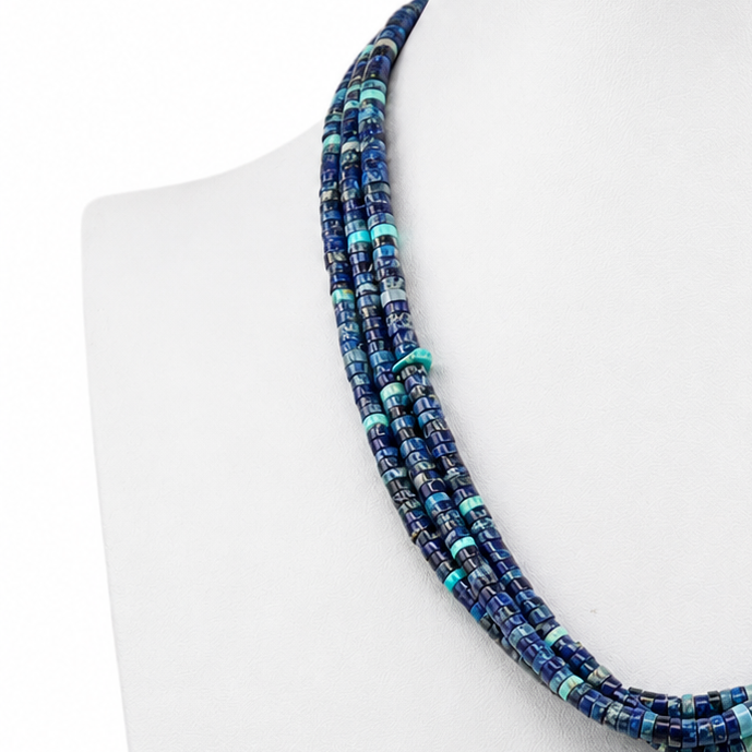 Lapis and Turquoise Necklace Santo Domingo
