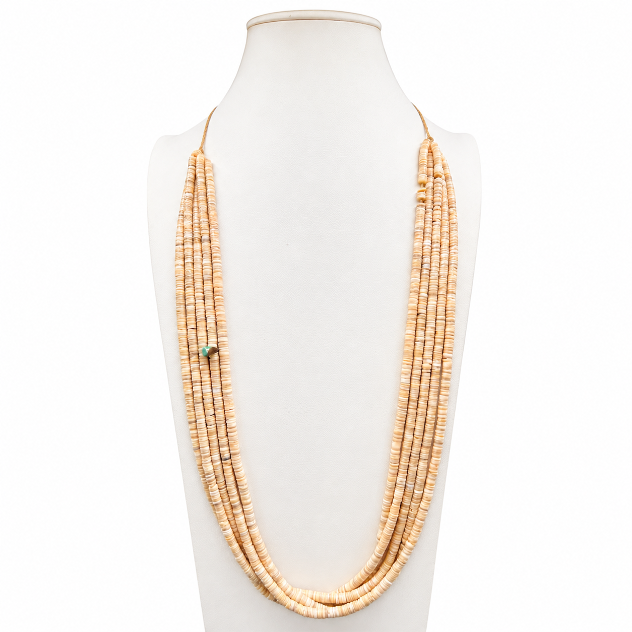 Melon Shell Necklace Santo Domingo Five Strands