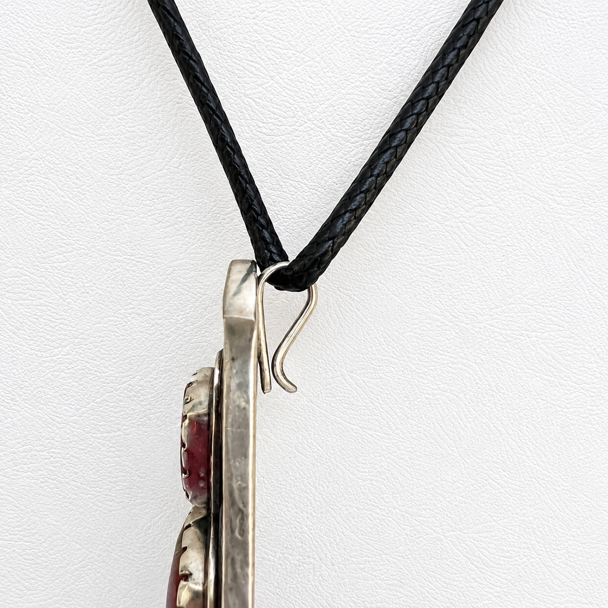 Navajo Yei Be Chei Silver and Royston Turquoise Pendant Necklace