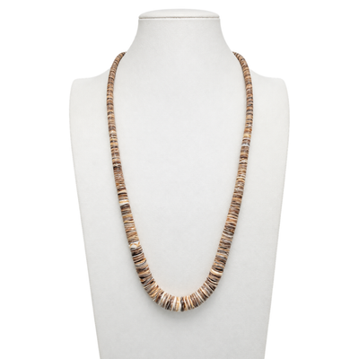 Olive Shell Heishi Necklace Santo Domingo