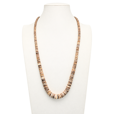 Olive Shell Heishi Necklace Santo Domingo