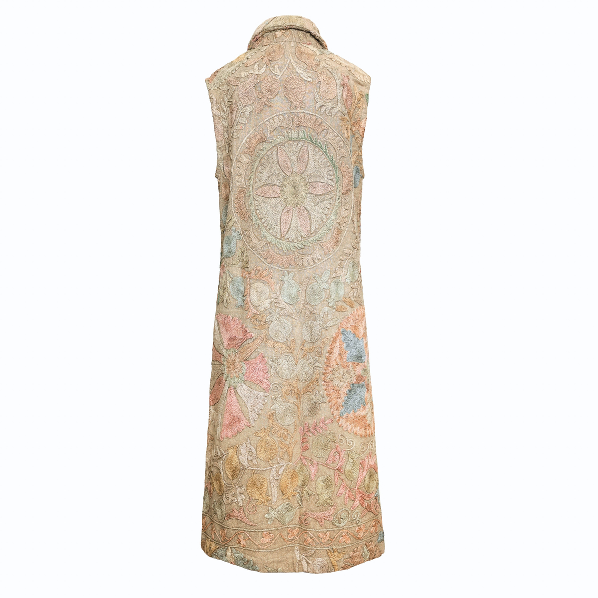 Myra Hand Embroidered Cotton Vest One of a Kind