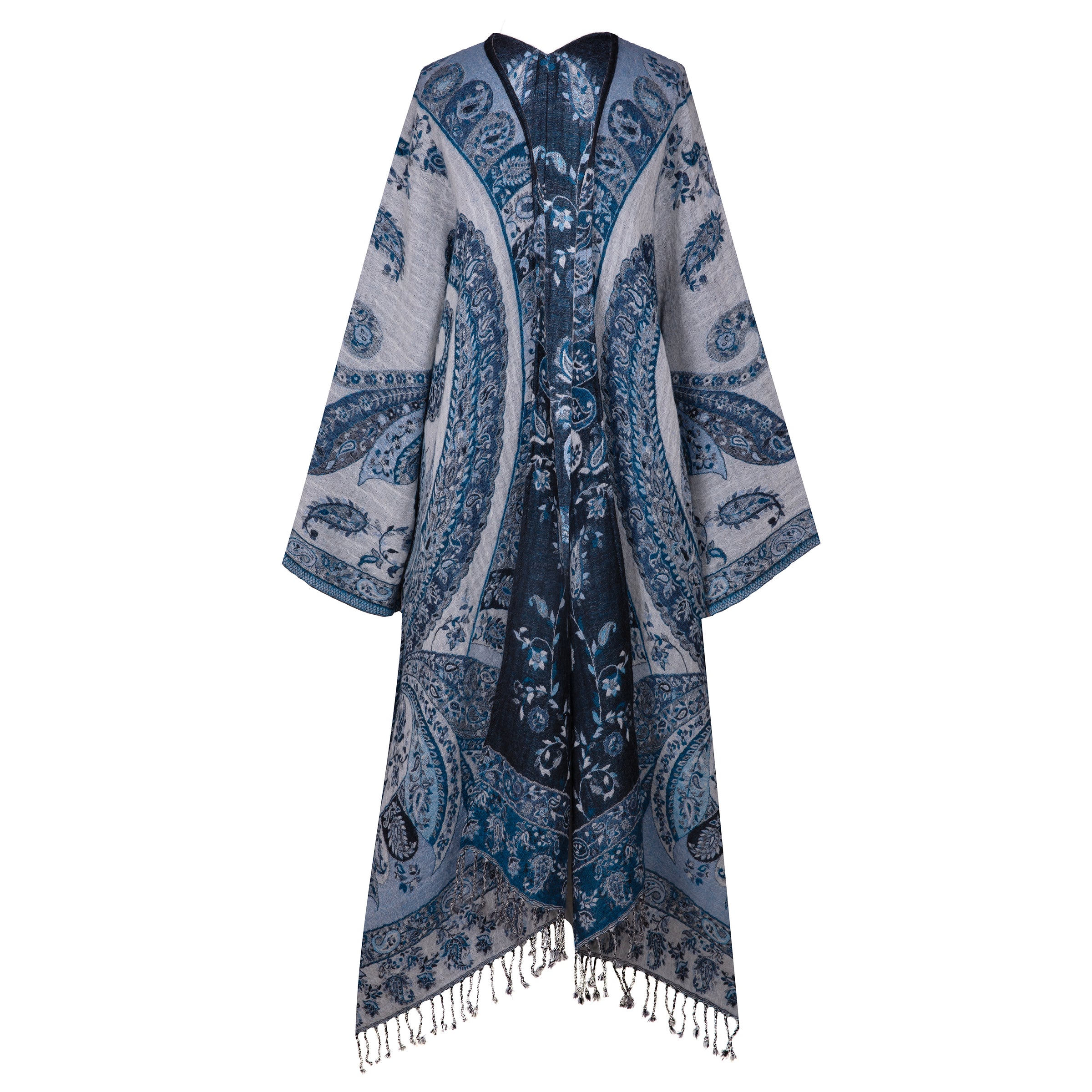 Pescara Paisley Boiled Wool Belted Coat main image 1