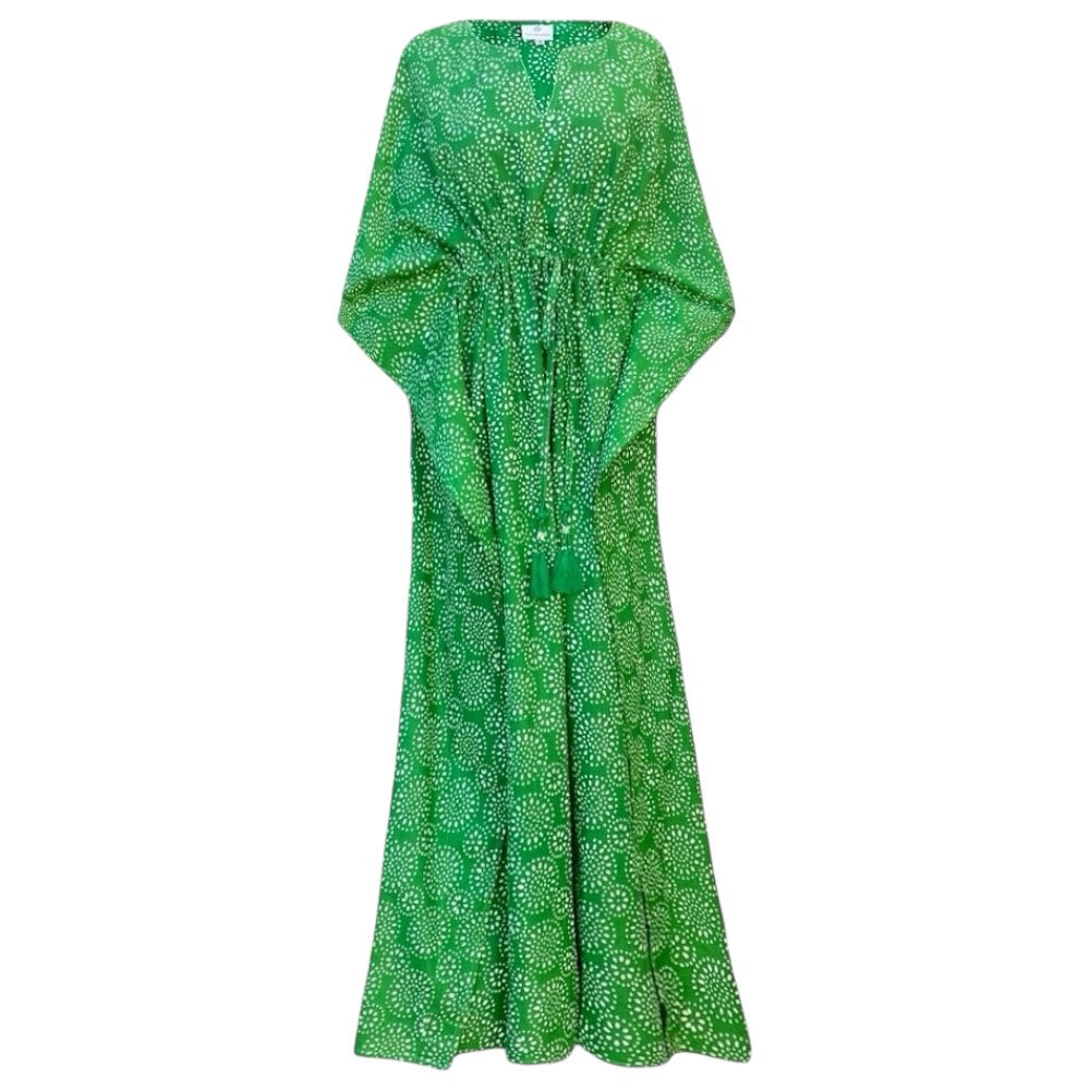 Emerald Green Ronnie Maxi Kaftan Dress