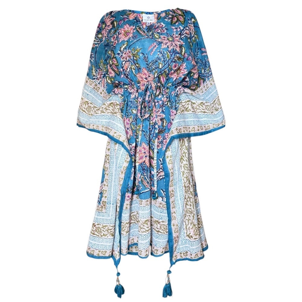 Moorea Floral Midi Kaftan Dress