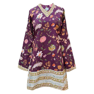 Alex Plum Floral Tunic