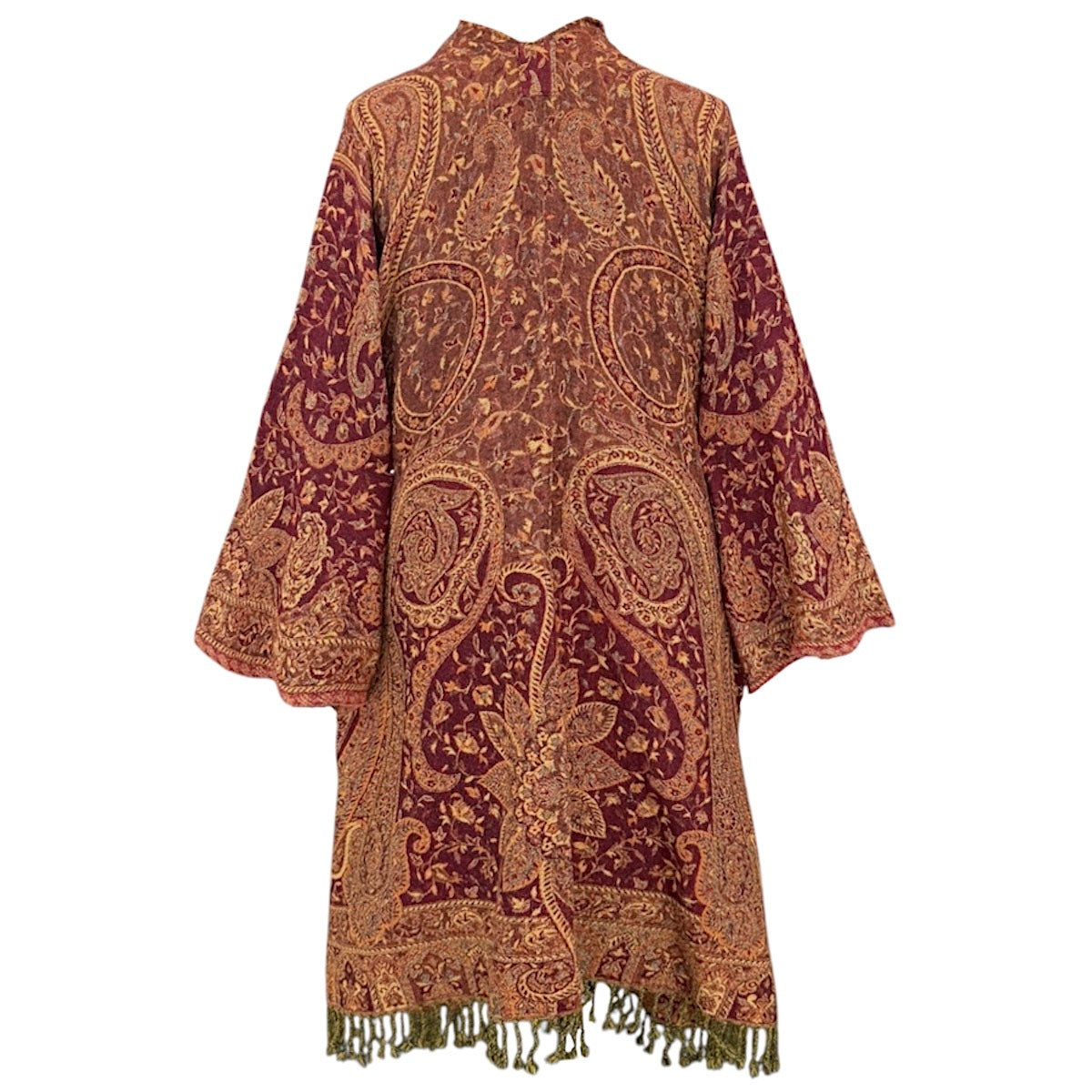 Autumn Spice Paisley Kimono Coat One of a Kind