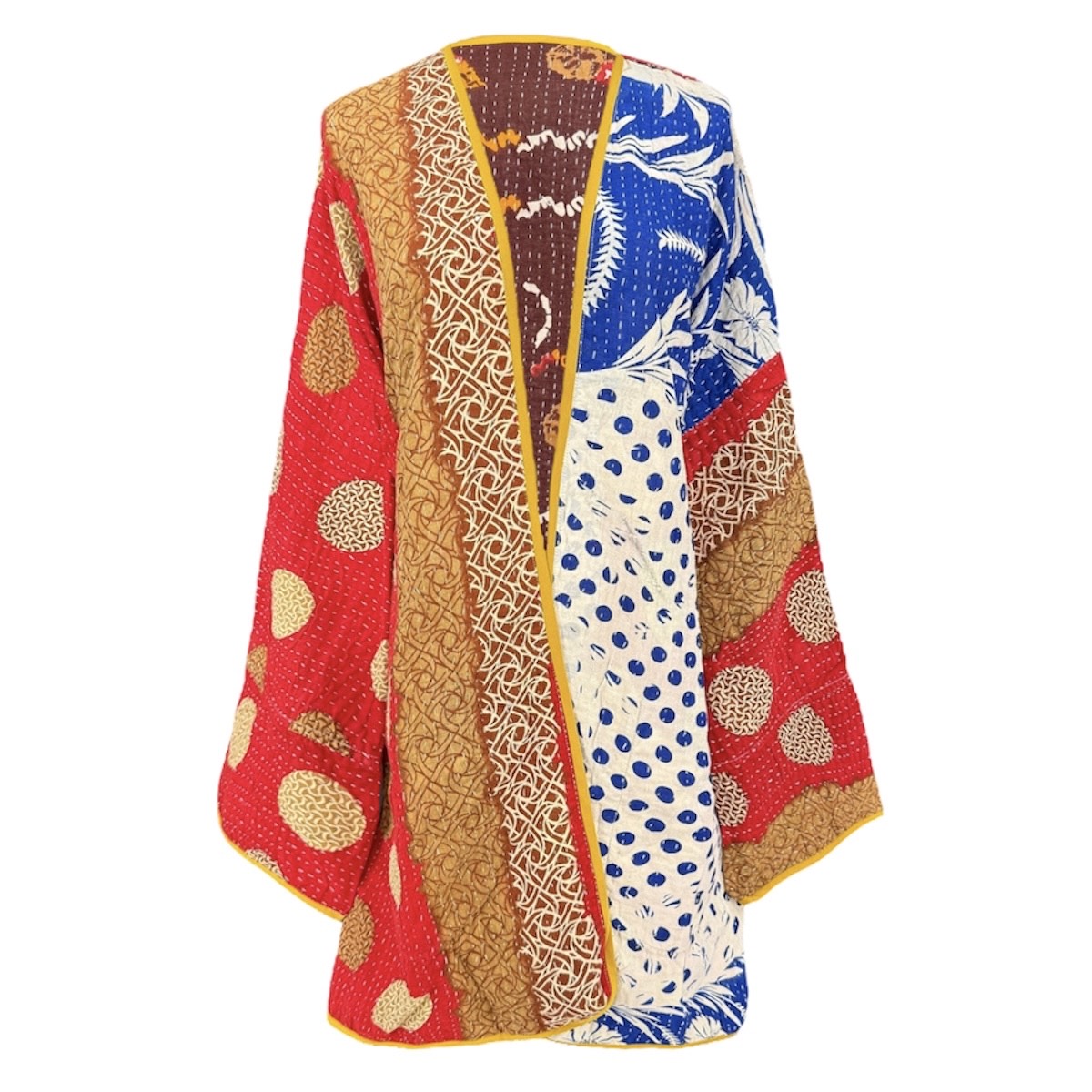 Palolem Kantha Cotton Quilted Jacket Reversible