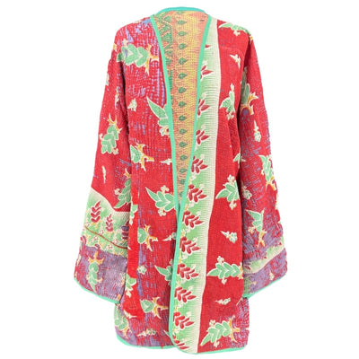 Pamban Kantha Quilted Cotton Jacket Reversible