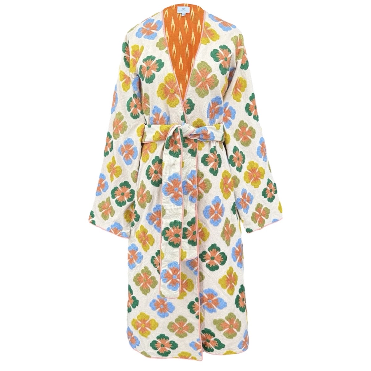 Scaramouche Suzani Gold Floral Coat One of a Kind