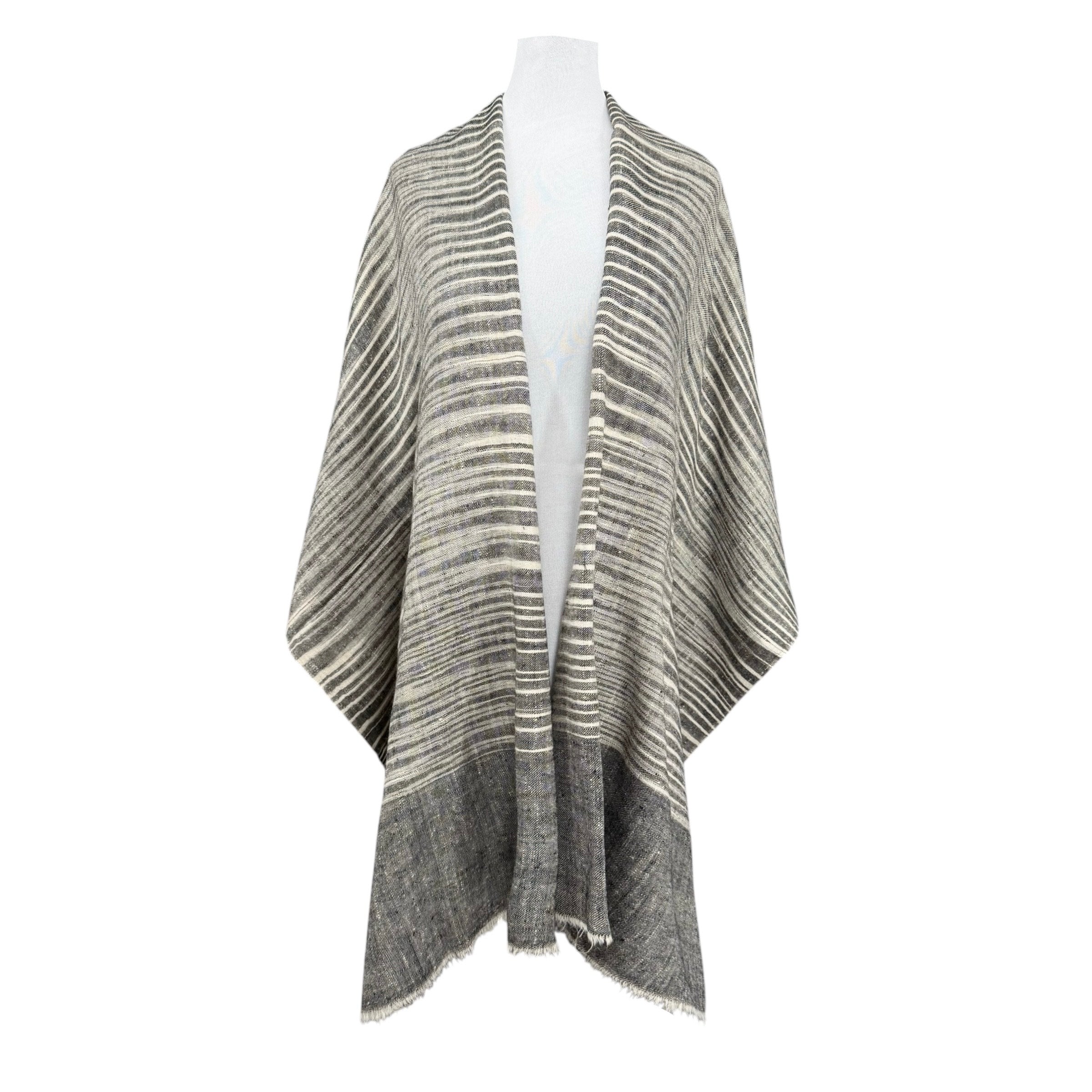 Loktak Pashmina Ikat Shawl Natural Dyes Hand Woven