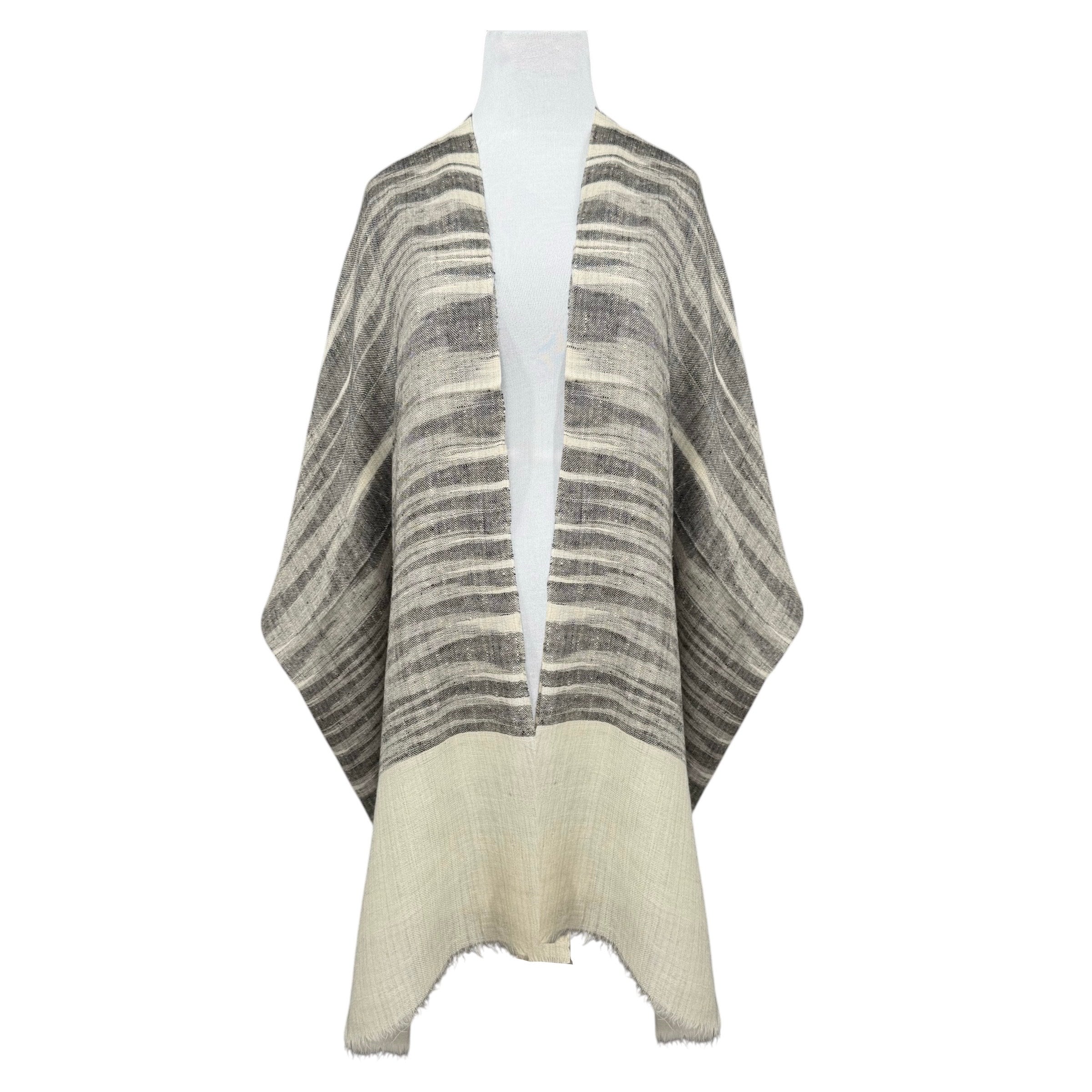 Pangong Pashmina Ikat Shawl Natural Dyes Hand woven