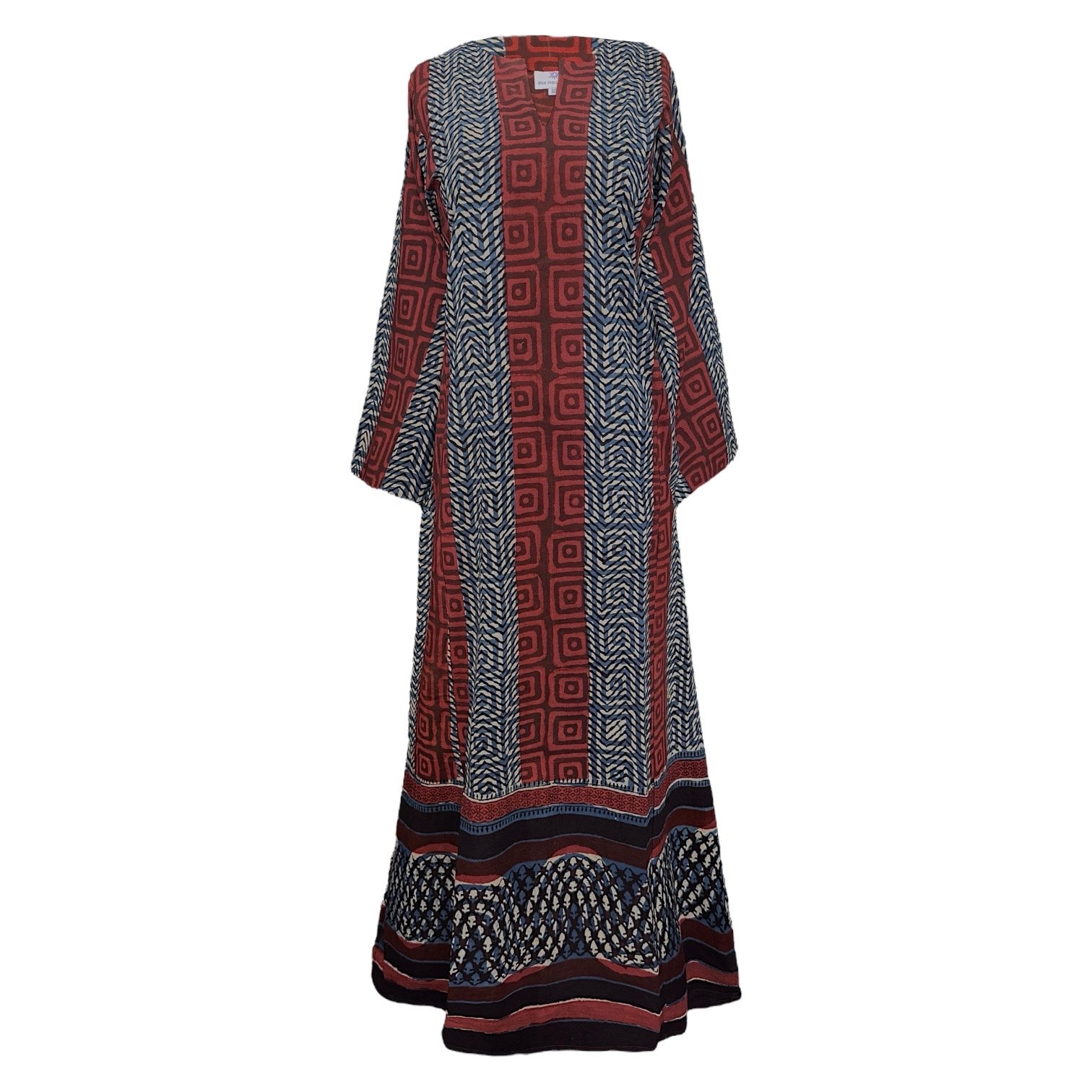 Masala Chai Long Tunic Dress Natural Dyes
