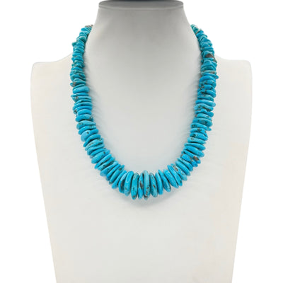 Vintage Sleeping Beauty Chunky Turquoise Necklace