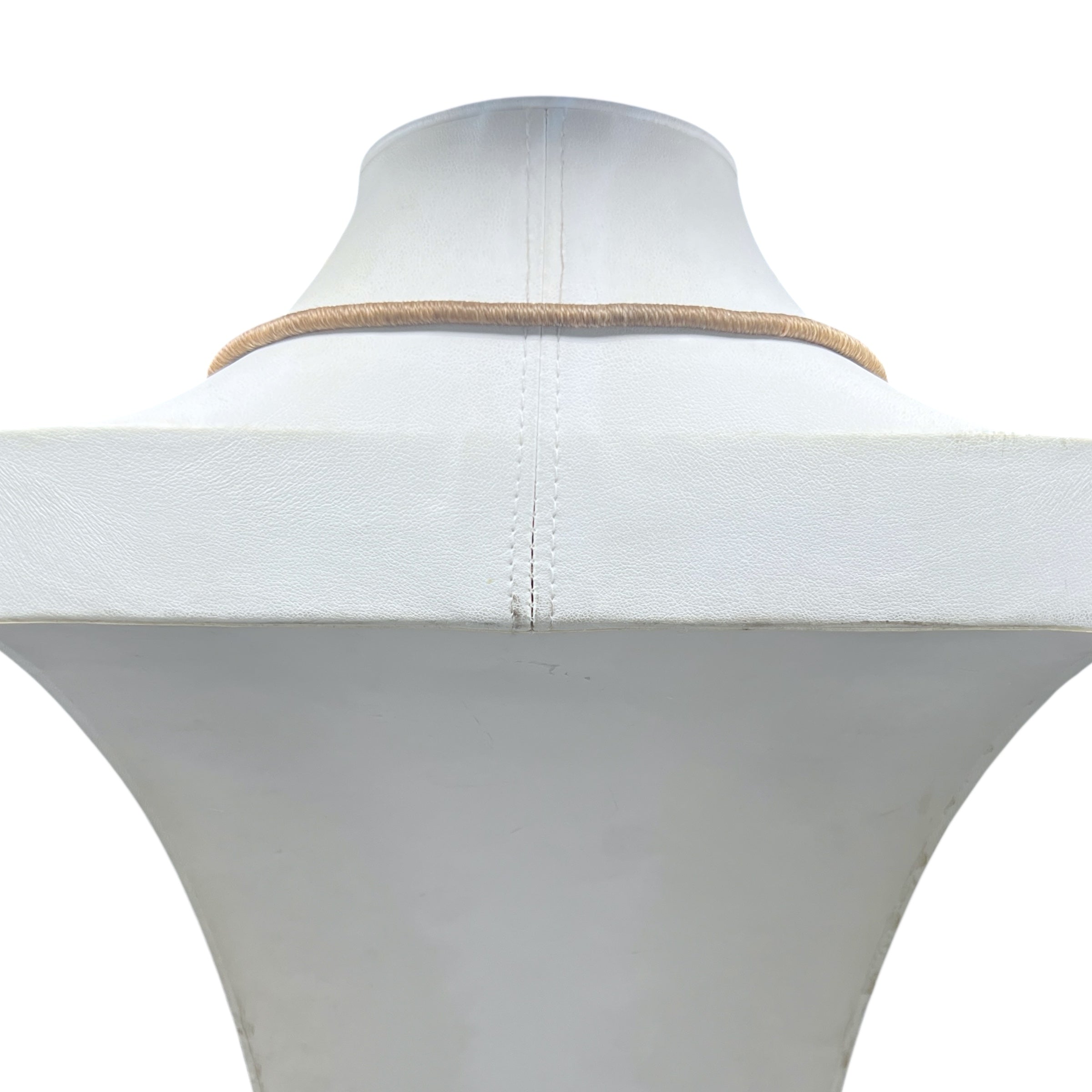 Kingman Turquoise and Orange Ceramic Bead Jacla Santo Domingo