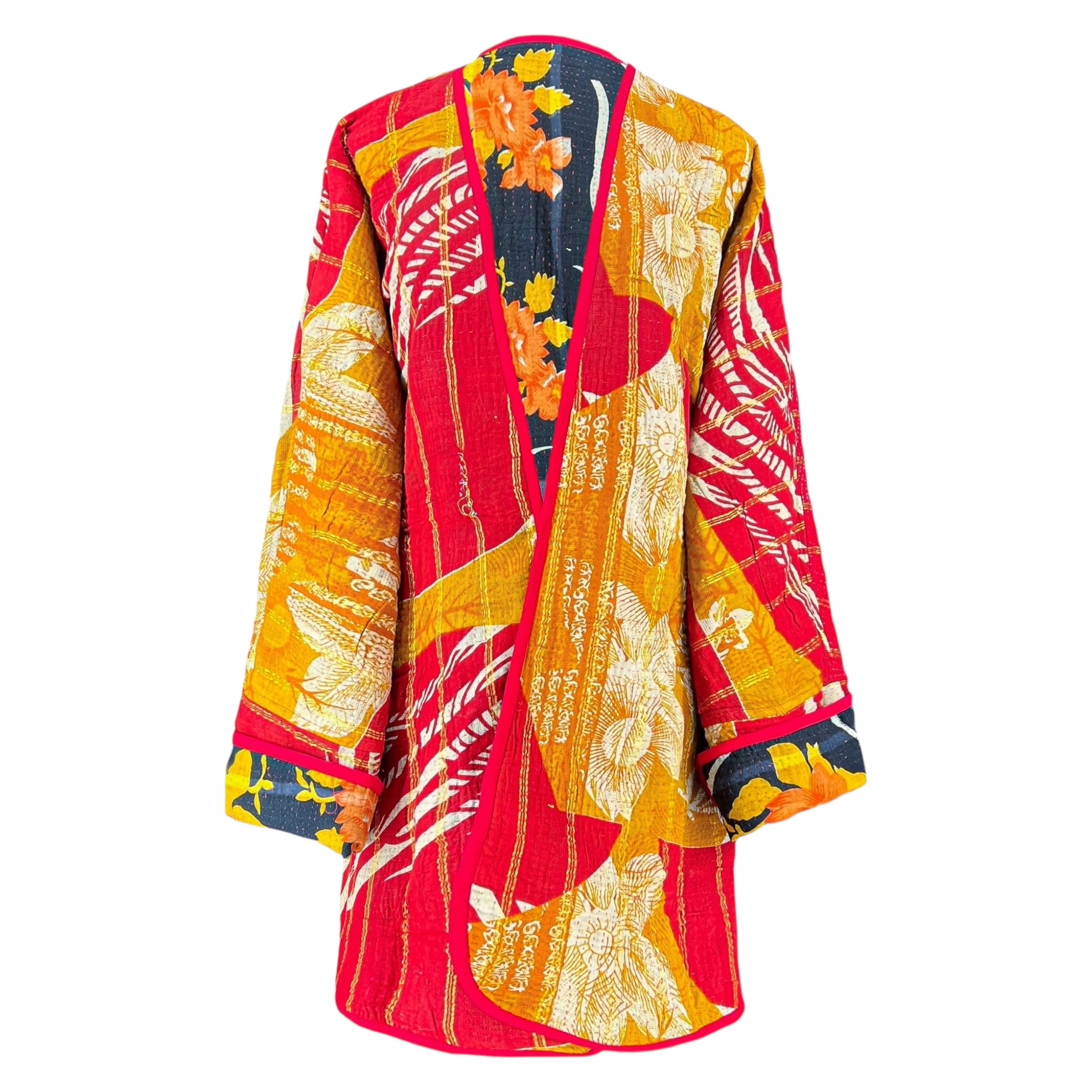Marari Cotton Kantha Coat One of a Kind