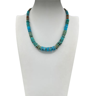 Vintage Kingman Turquoise Necklace Santo Domingo