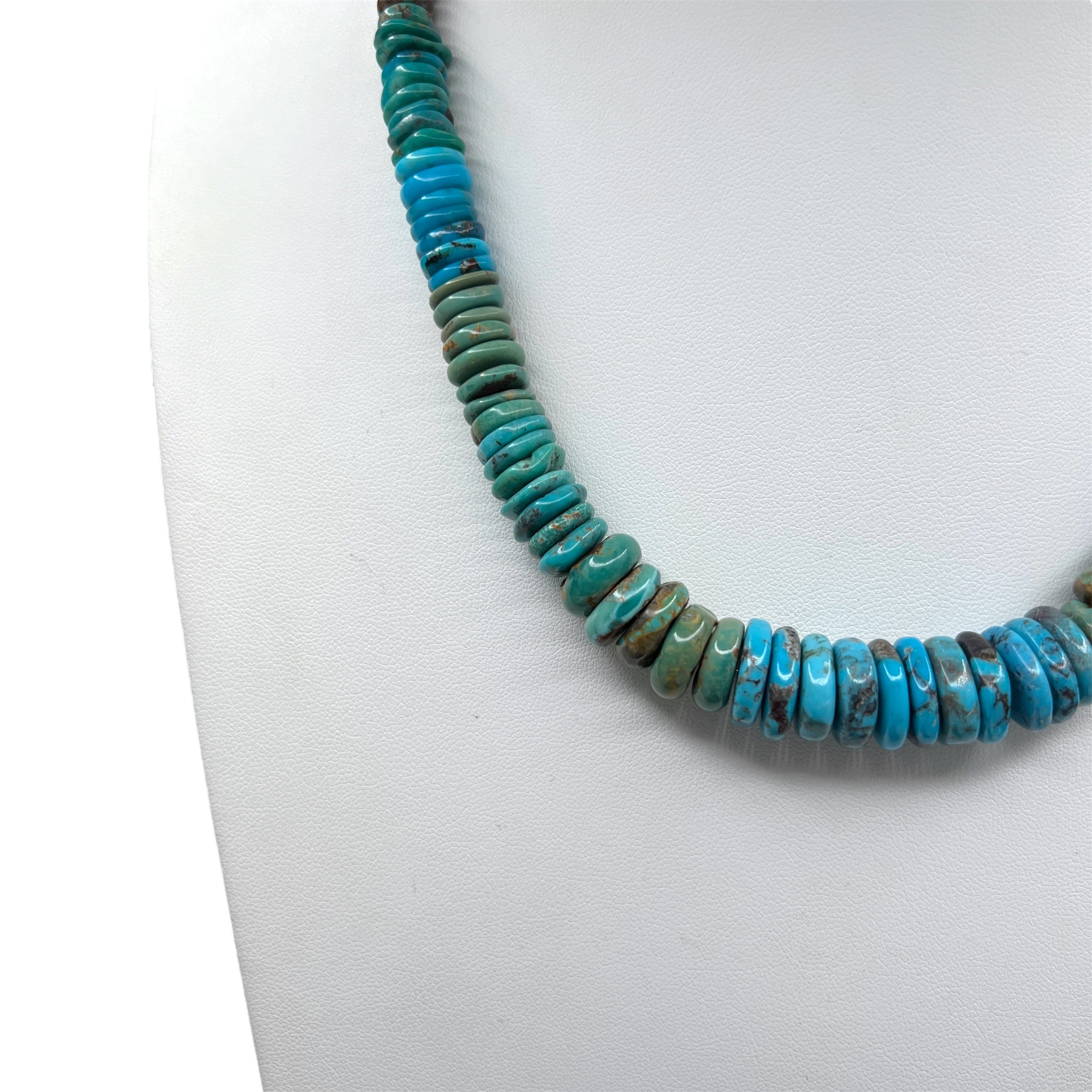 Vintage Kingman Turquoise Necklace Santo Domingo