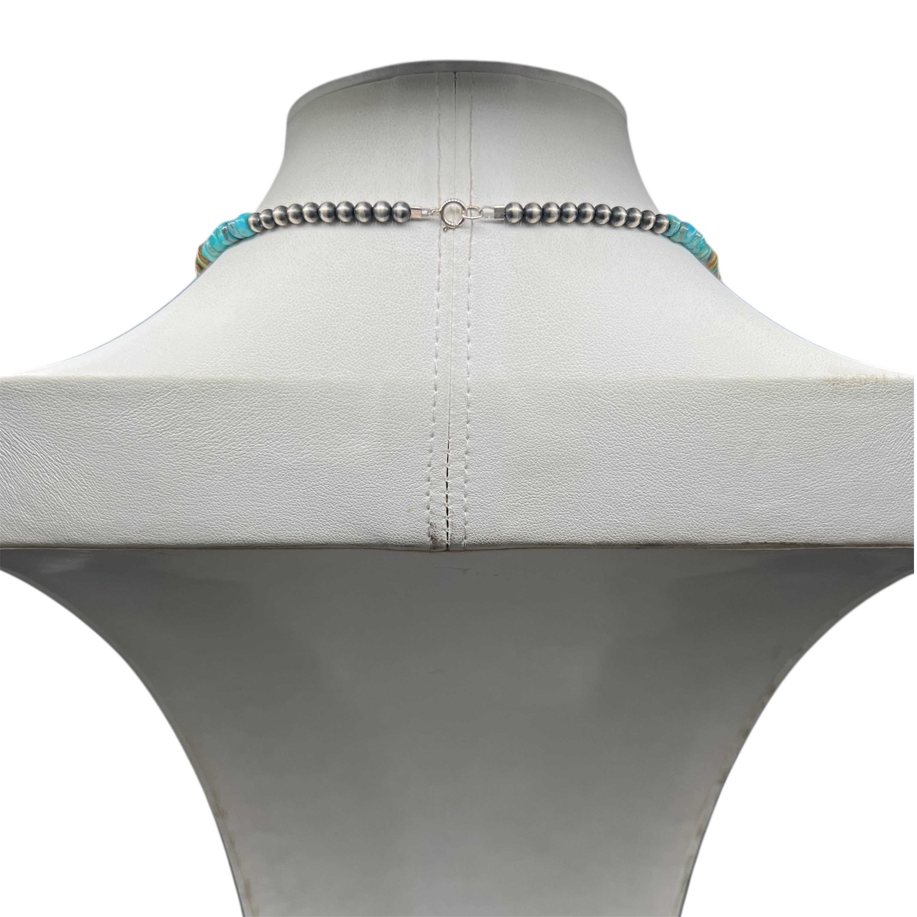 Vintage Kingman Turquoise Necklace Santo Domingo