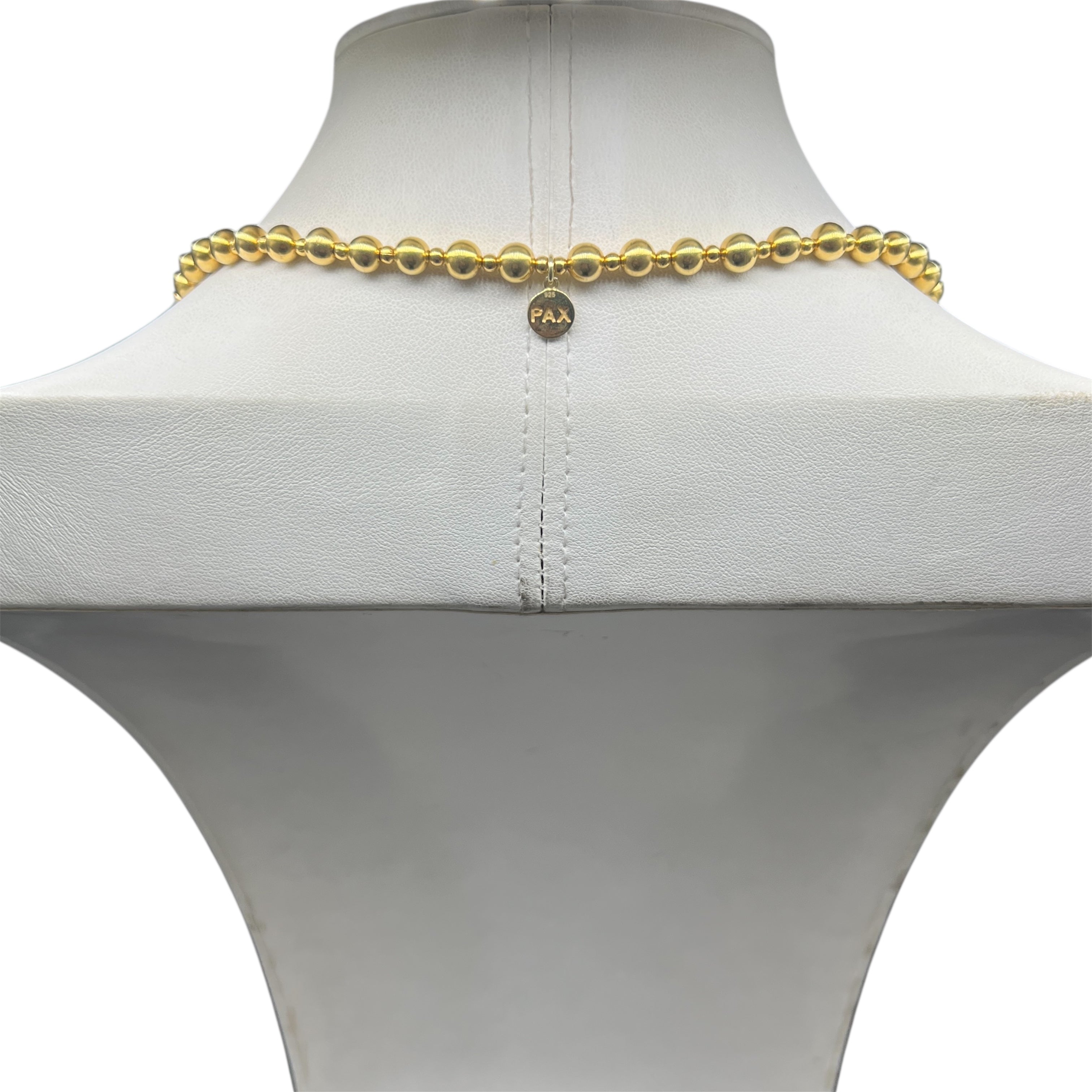 18K Gold Plated Silver Mala Necklace