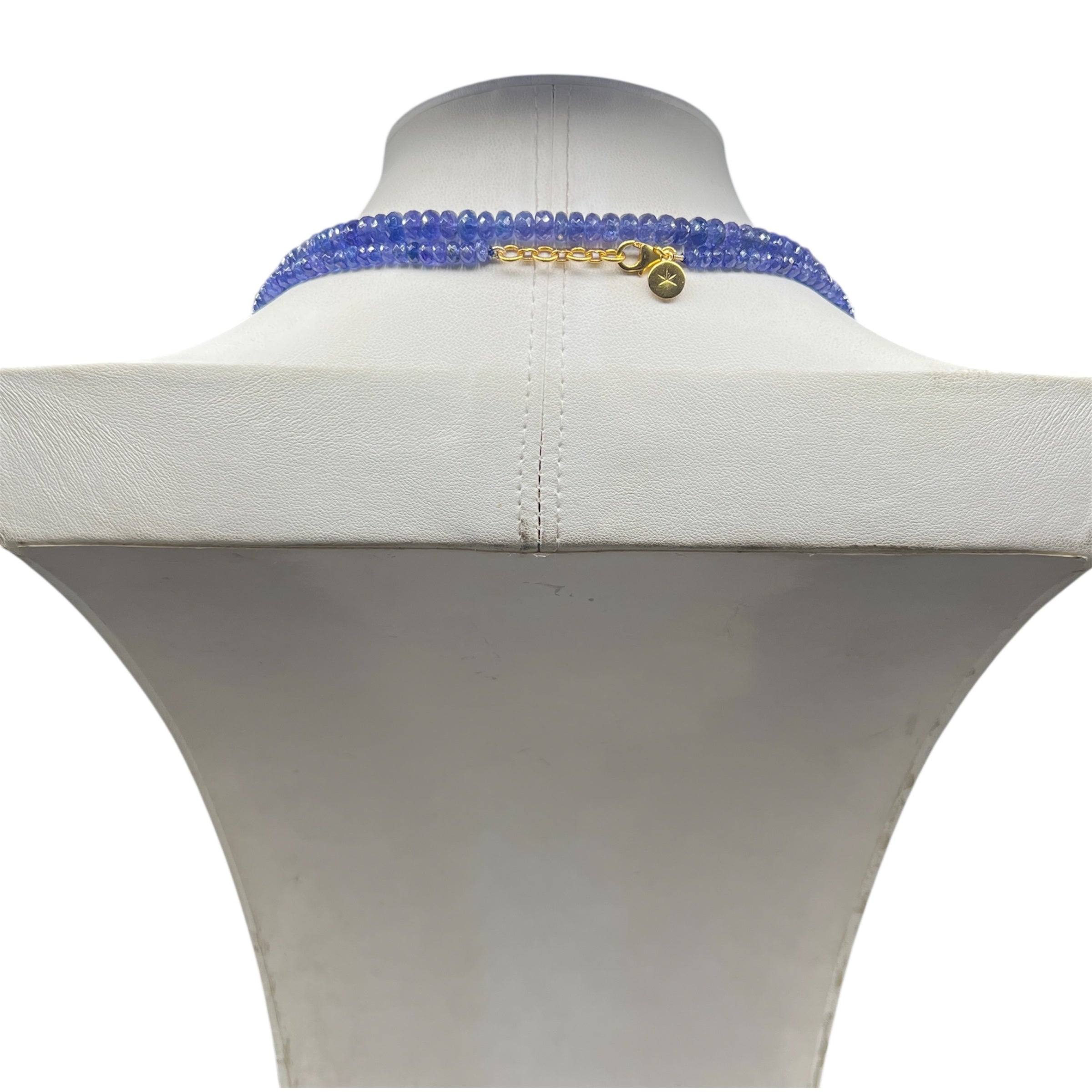 Rare Faceted Tanzanite Long Necklace