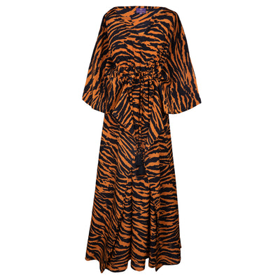 Princeton Panthera Tigris Italian Silk Maxi