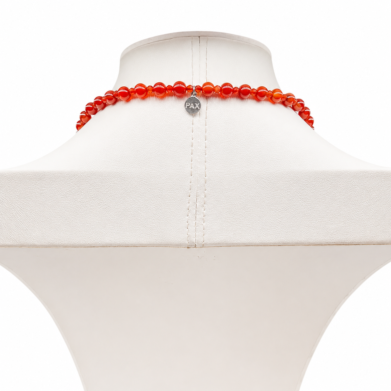 Semi Precious Carnelian Mala Necklace