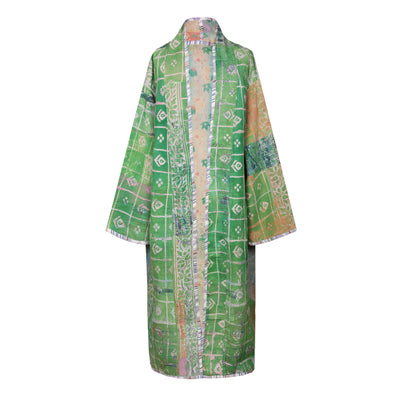 Sushma Cotton Vintage Quilted Kantha Coat ONE OF KIND