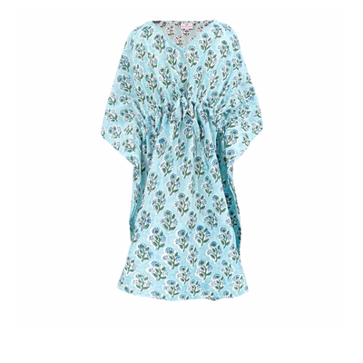 Bellino Blue Kids Cotton Kaftan Dress Store Credit