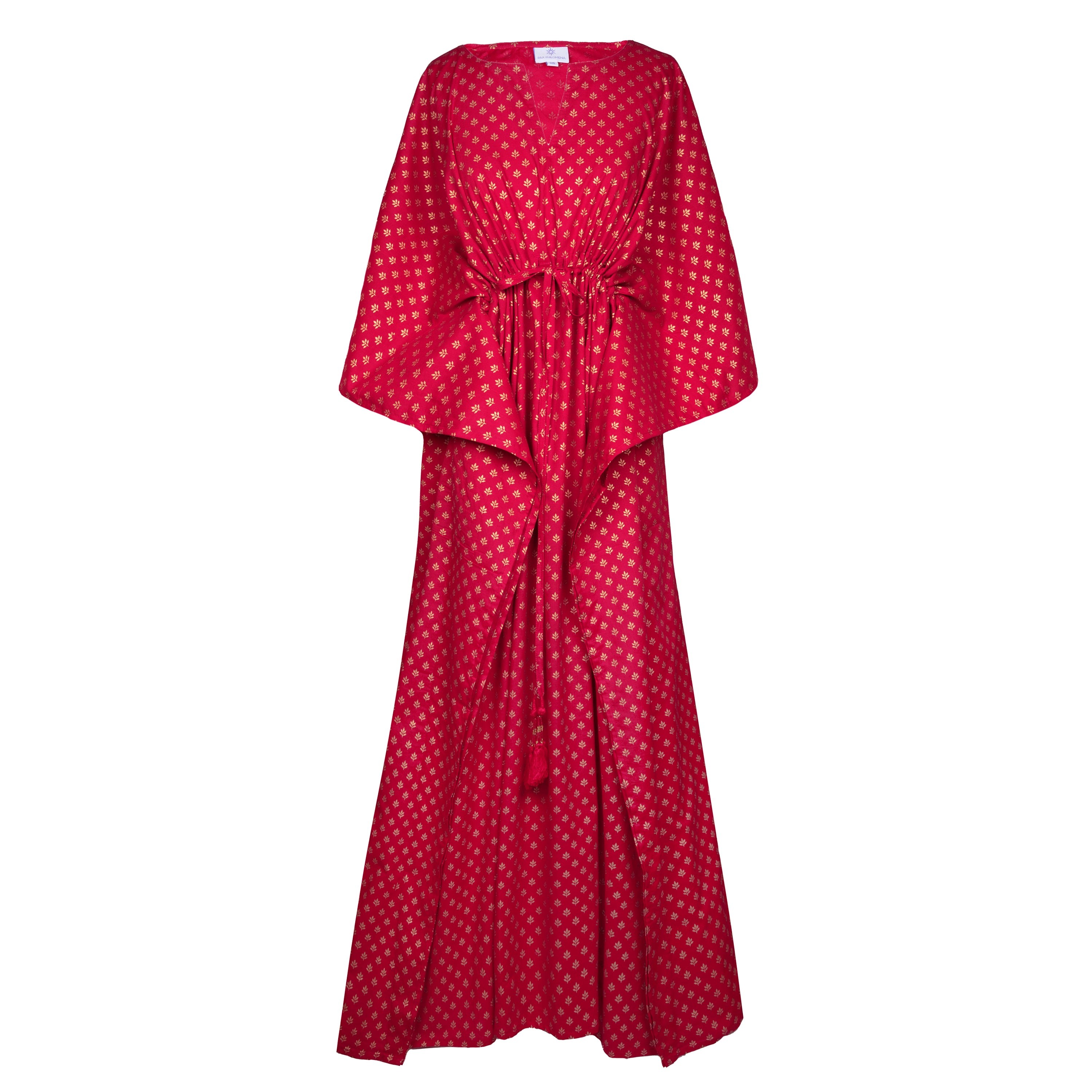 Cleopatra Coral Maxi Kaftan Dress Store Credit