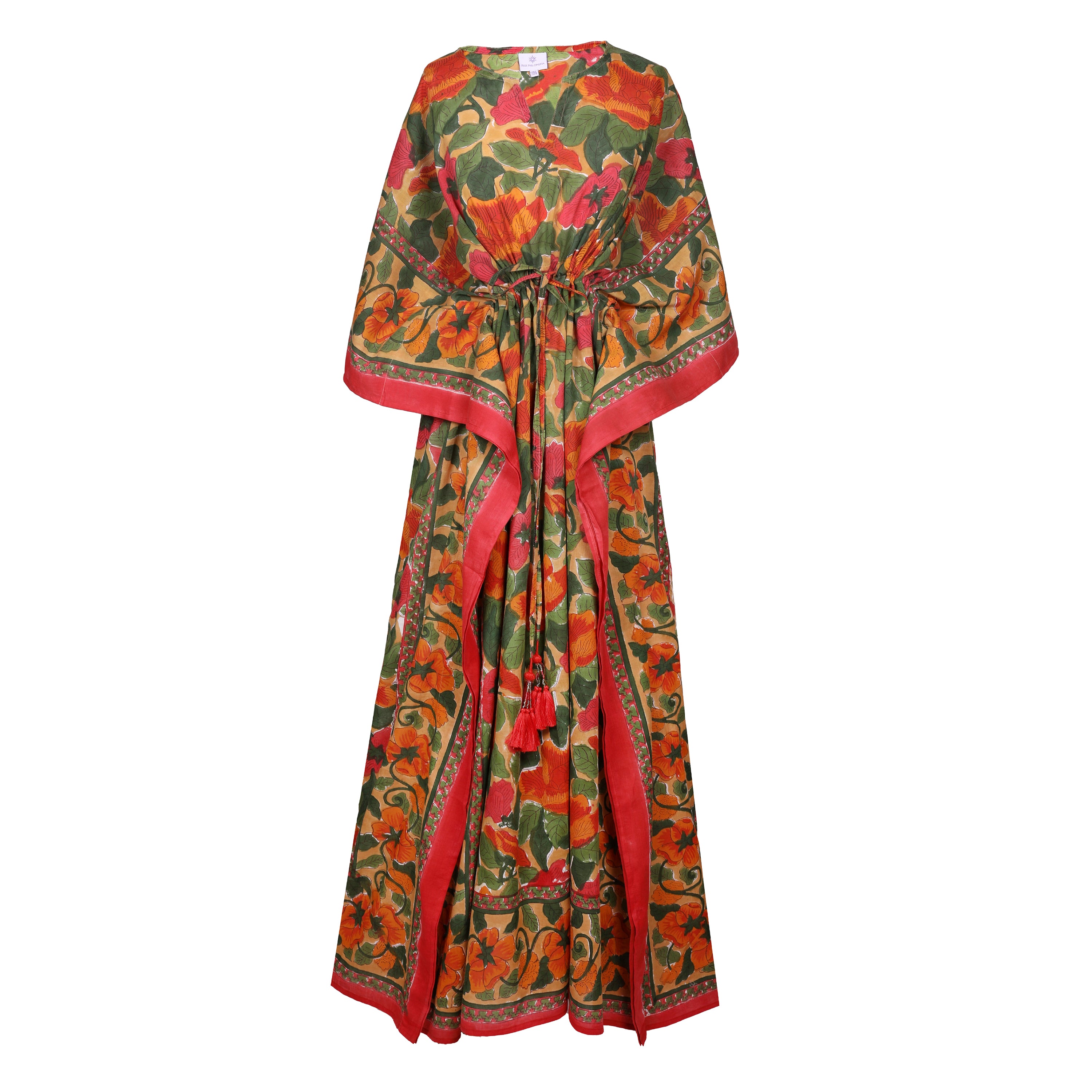 Frida Floral Maxi Kaftan Dress As Seen in O' Oprah Magazine 2022 Gift Guide