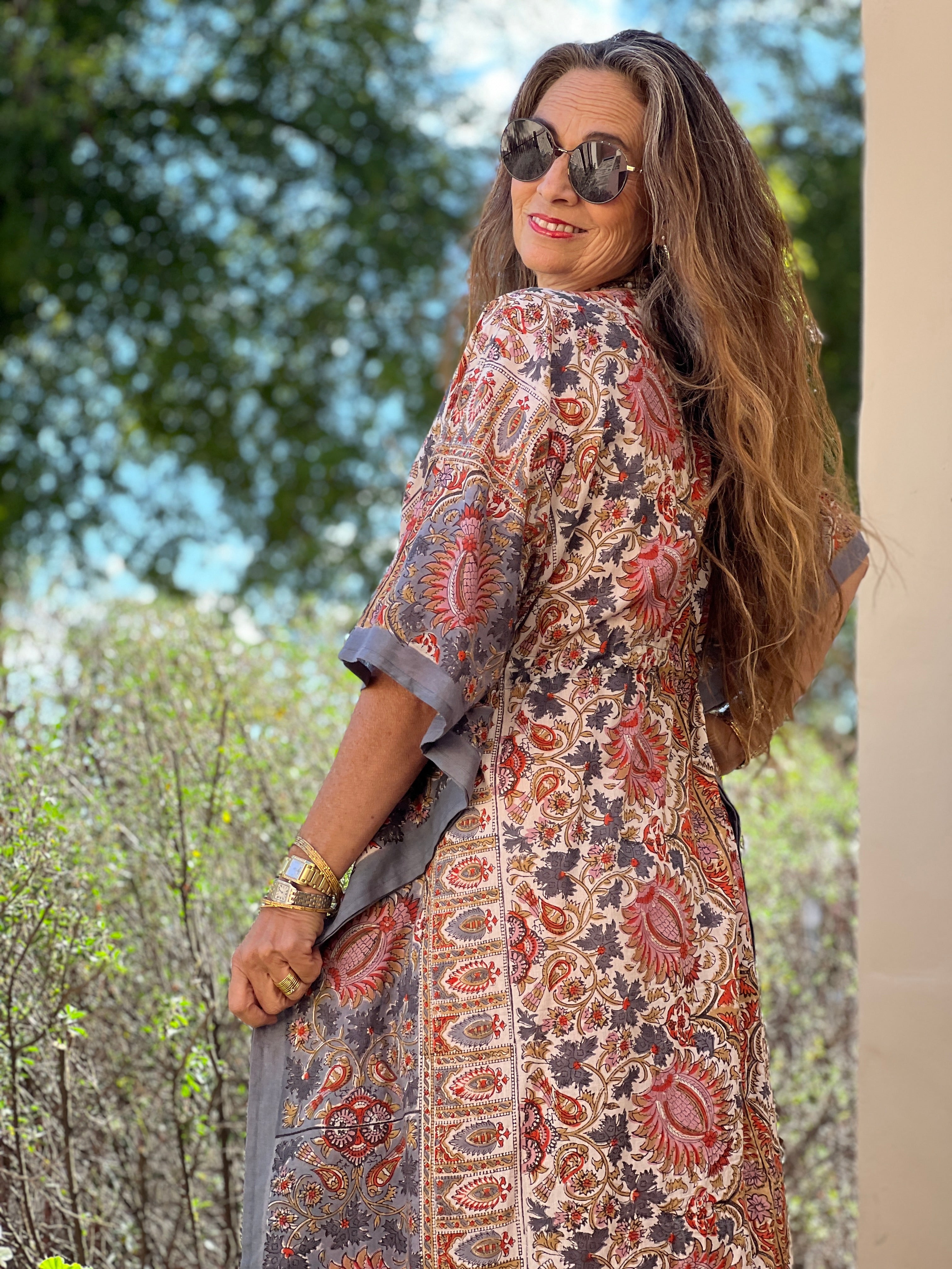 Paloma Paisley Maxi Kaftan Dress STORE CREDIT